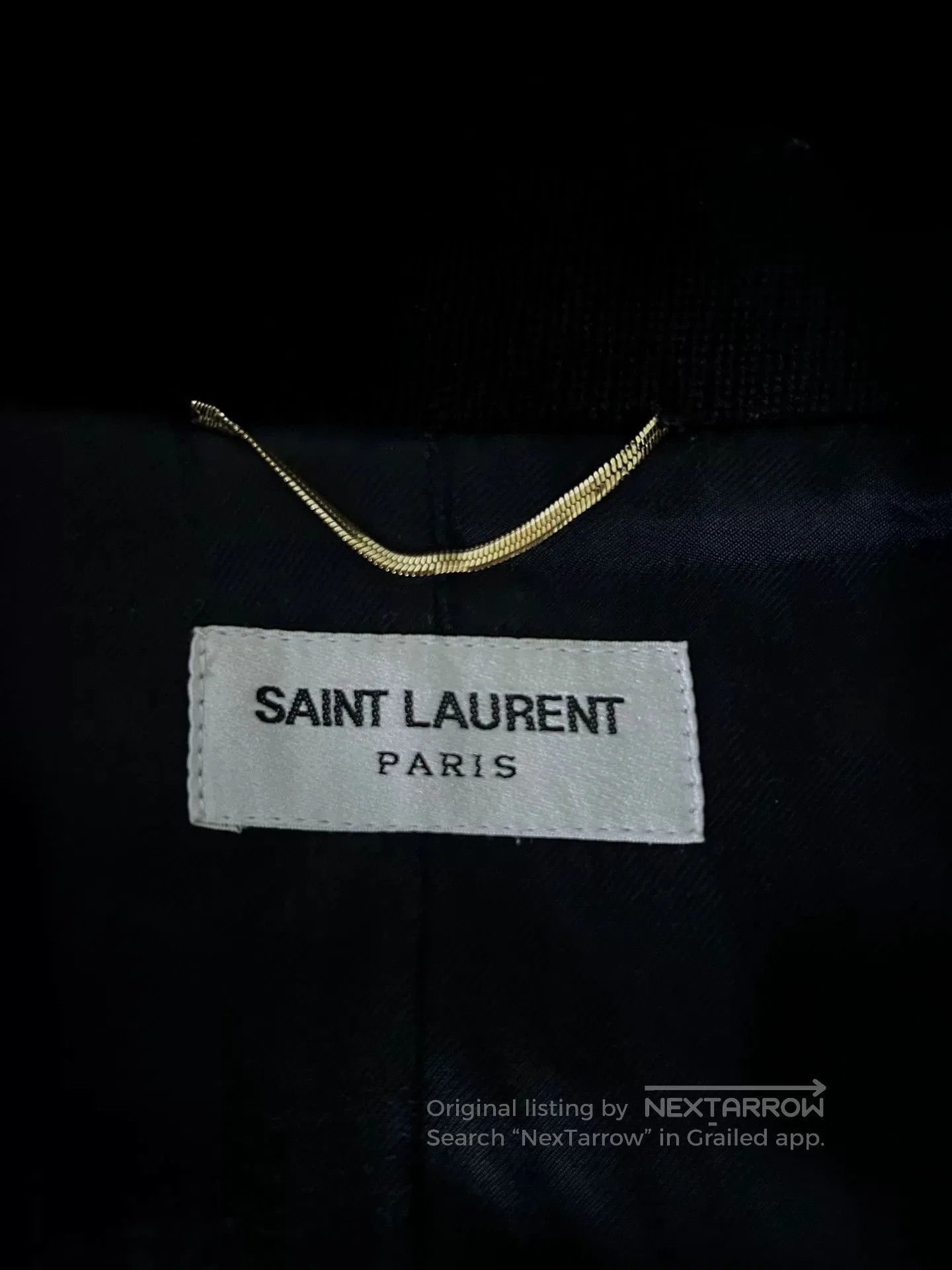 Saint Laurent Paris Saint Laurent Classic Black and White Baseball Jacket. Size US XS / EU 42 / 0 - 4 Thumbnail