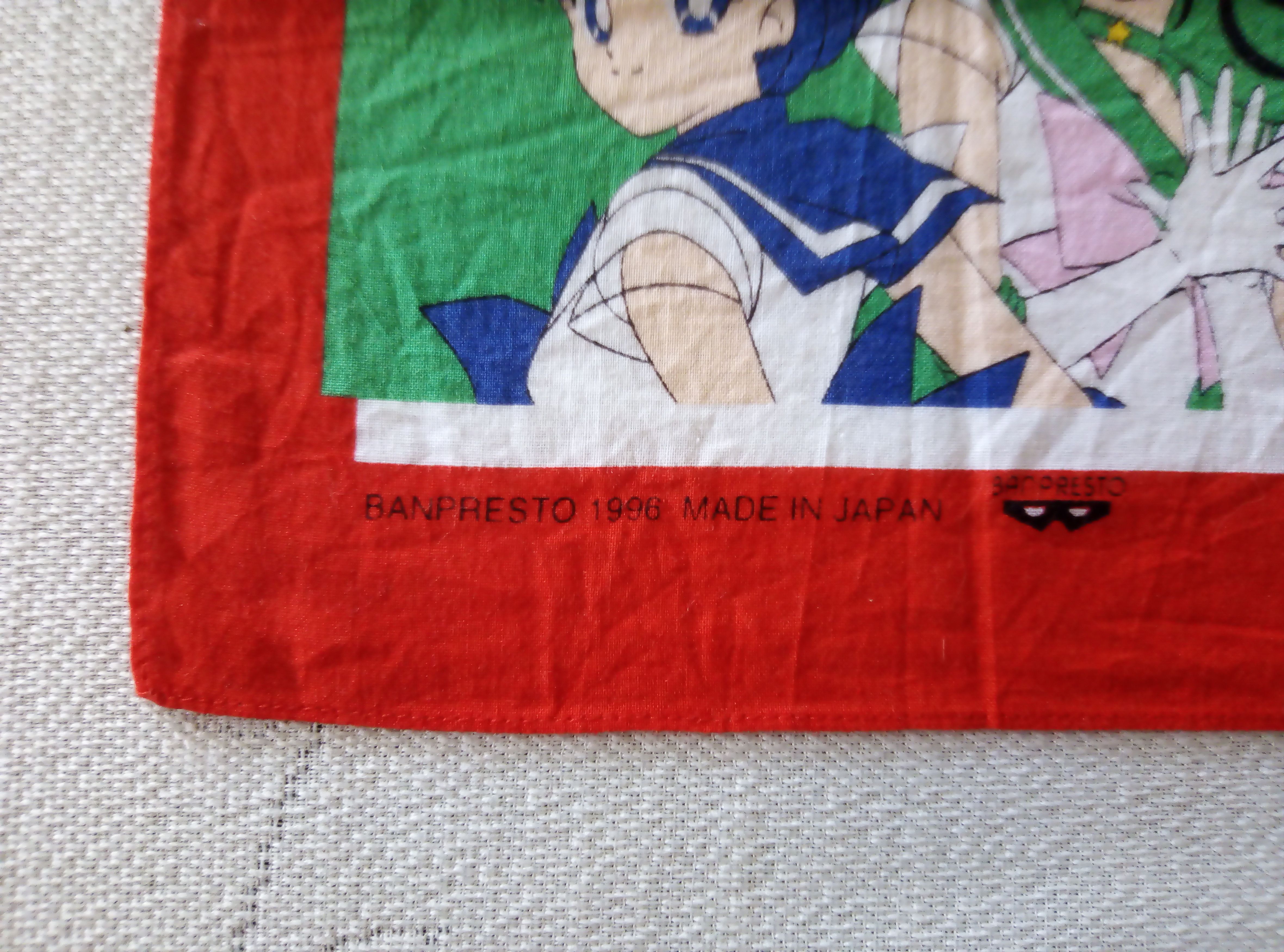 Anime RARE 1996 sailormoon vintage bandana handkerchief Size ONE SIZE - 6 Thumbnail