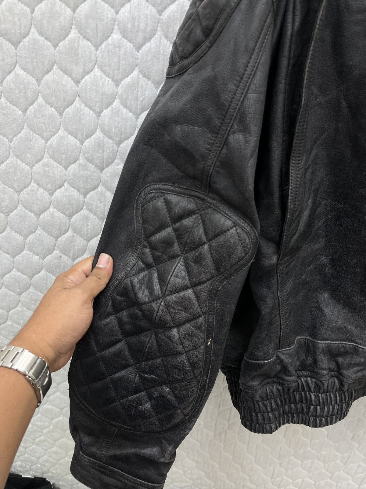 Kadoya 🔥🔥🔥ARCHIVE VINTAGE KUSHITANI RACING LEATHER JACKET Size US L / EU 52-54 / 3 - 21 Thumbnail
