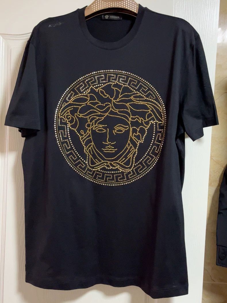 Versace Black short-sleeved T-shirt