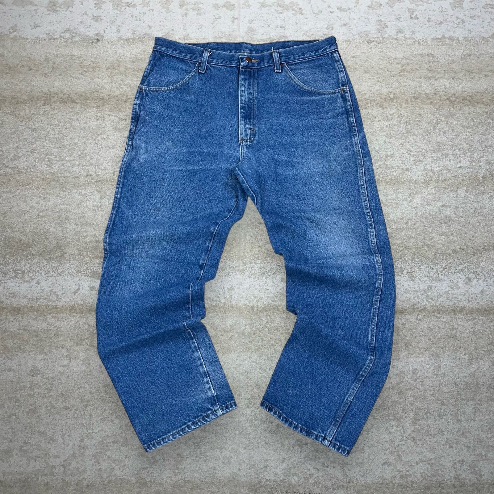 Rustler Vintage Y2K Rustler Work Jeans 36x30 Regular Straight Fit Size US 36 / EU 52 - 2 Thumbnail