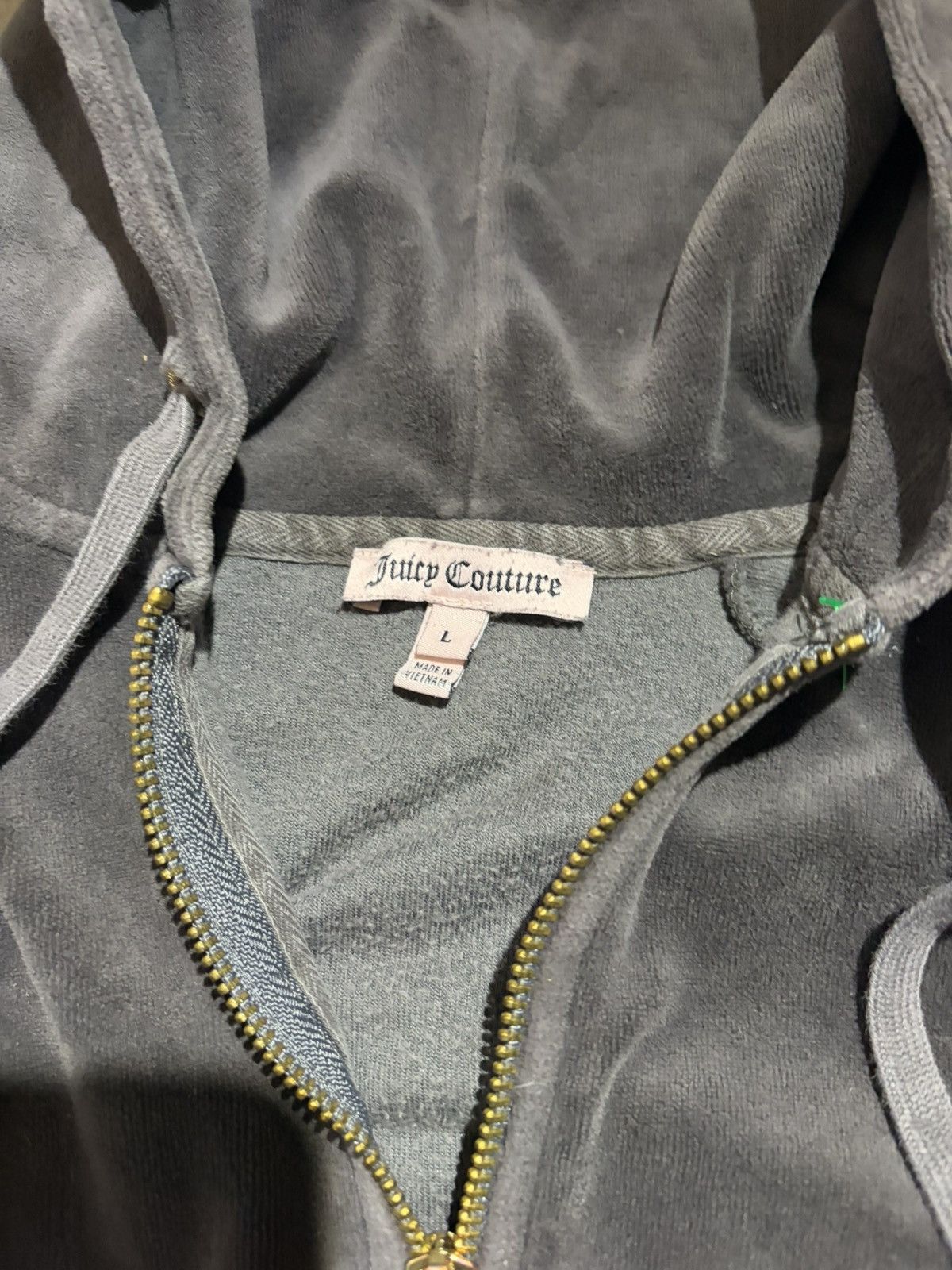 Juicy Couture Y2K Juicy Couture Zip Up Hoodie Size L / US 10 / IT 46 - 3 Thumbnail