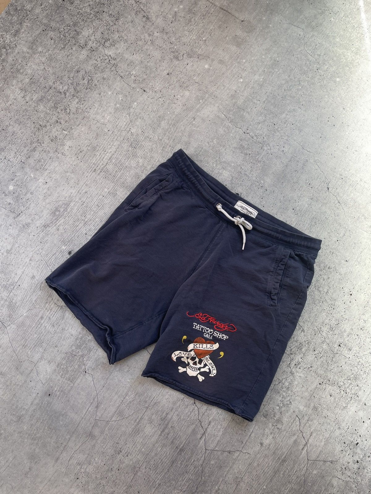 Other Y2K Edhardy Shorts Tattoo Gothic vintage Size US 35 - 1 Thumbnail