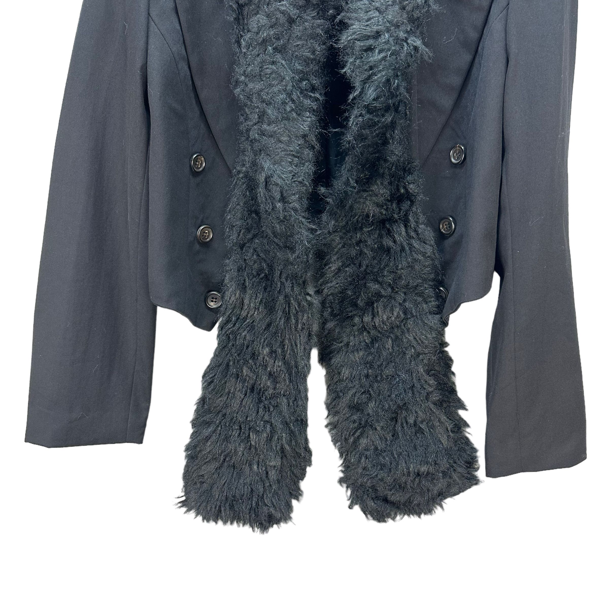 Comme des Garcons Vintage COMME DES GARCONS AD1989 SCARF JACKET WOOL #7696-165 Size S / US 4 / IT 40 - 7 Thumbnail