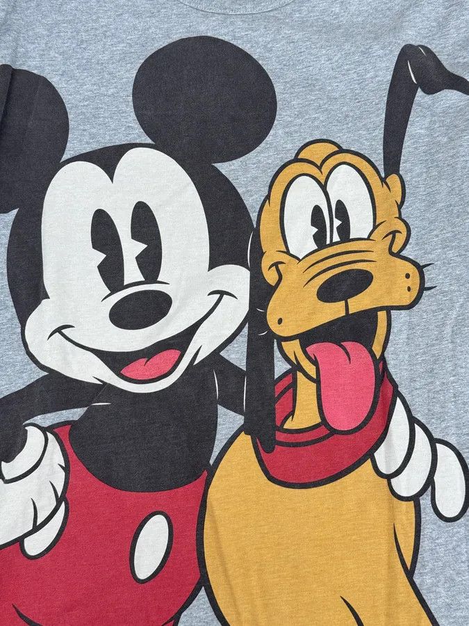 Dolce & Gabbana AW2010 Dolce & Gabbana Mickey & Pluto Grey Longsleeves Size US L / EU 52-54 / 3 - 9 Thumbnail