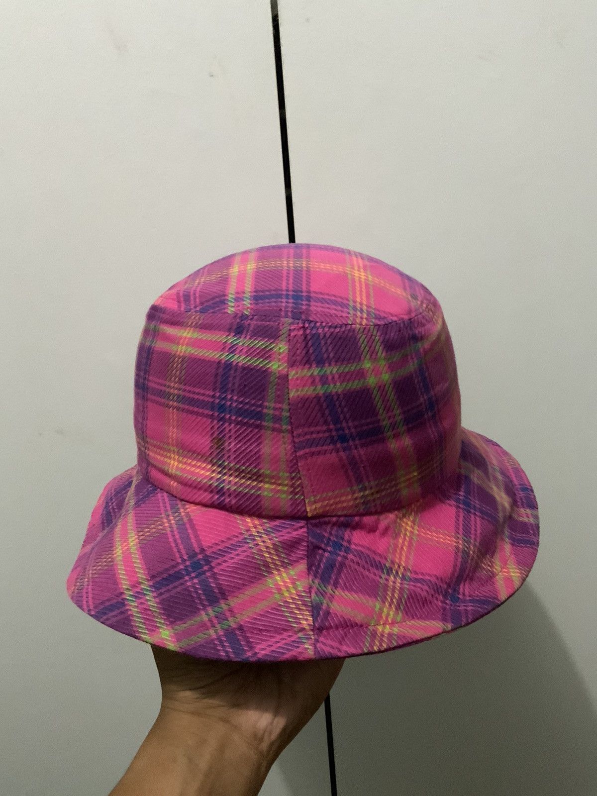 Japanese Brand Florida Keys Plaid Bucket Hat Size ONE SIZE - 3 Thumbnail