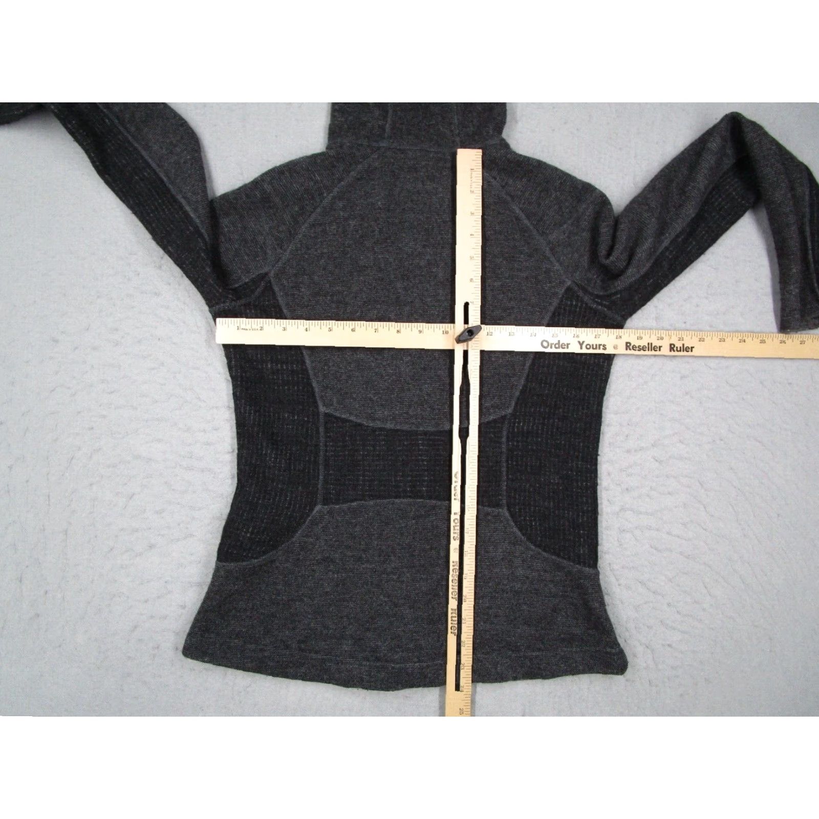Mountain Hardwear Mountain Hardwear Jacket Womens Medium Gray Full Zip Hooded Recycled Wool Blend Size M / US 6-8 / IT 42-44 - 6 Thumbnail