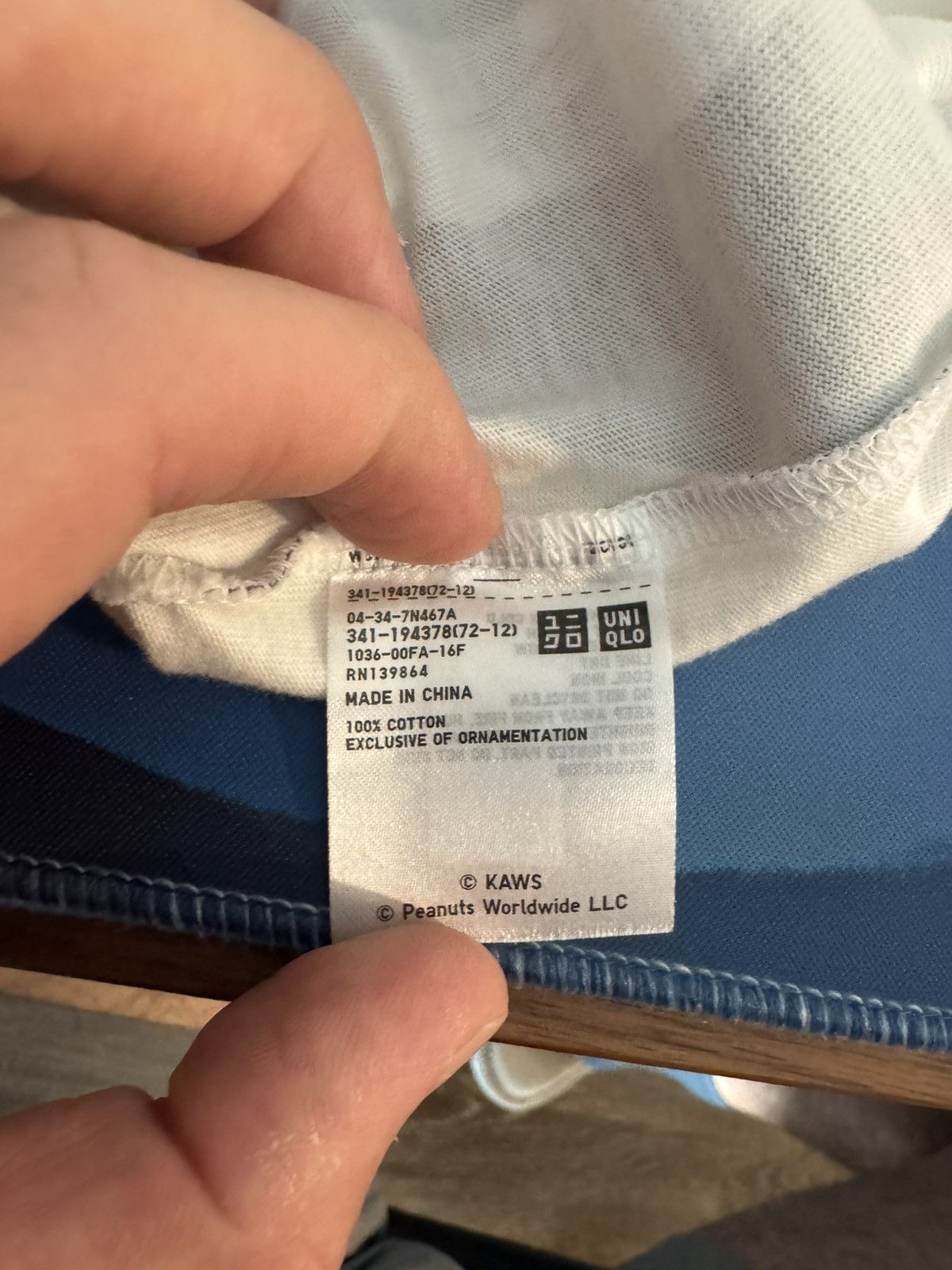 Kaws × Peanuts × Uniqlo Uniqlo/Kaws/Peanuts- T-shirt 2017 Size US L / EU 52-54 / 3 - 5 Thumbnail