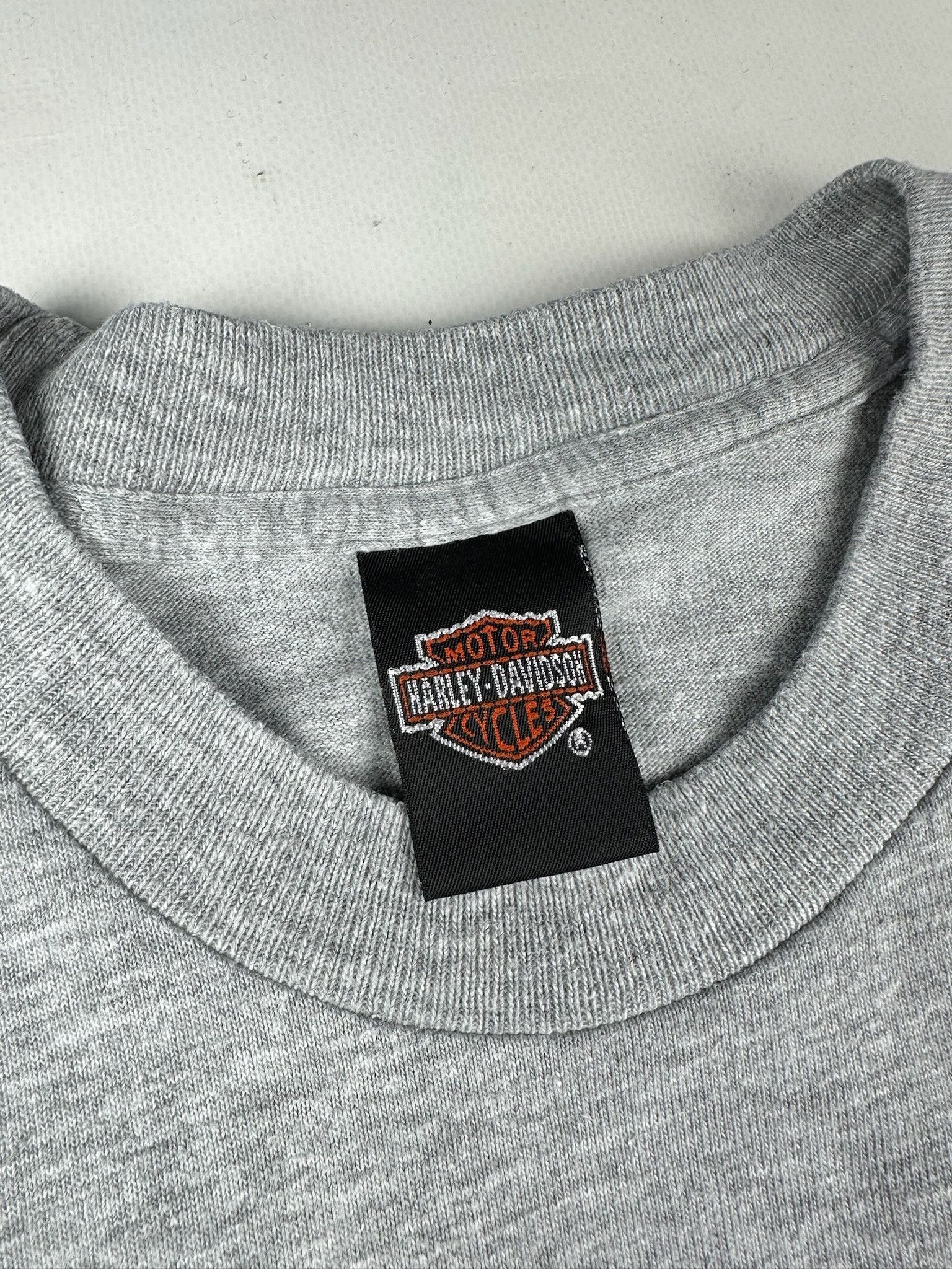 Harley Davidson VTG Y2K Harley Davidson Eagle Flames T-Shirt 90s Size US XL / EU 56 / 4 - 8 Thumbnail