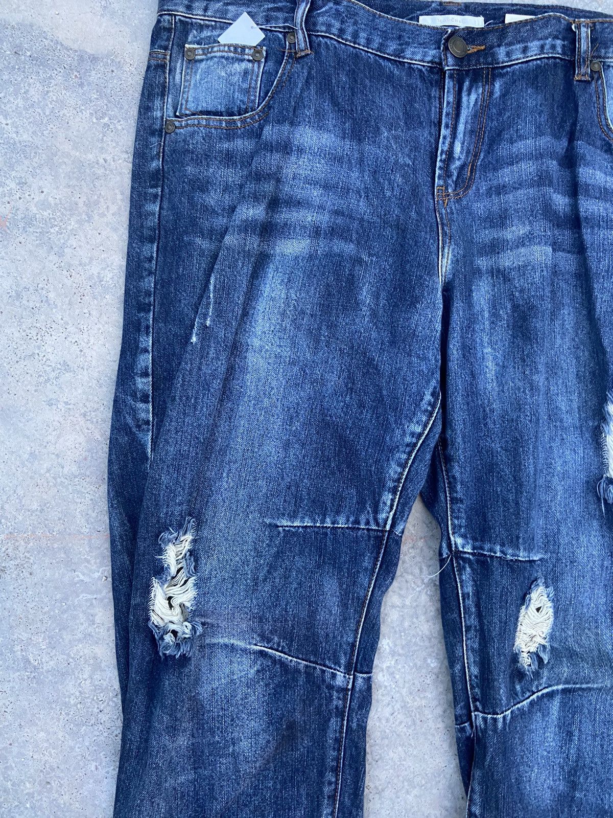 Japanese Brand Monchel jeans distressed Size US 40 / EU 56 - 4 Thumbnail