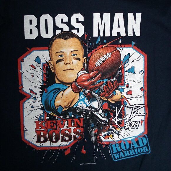 Gildan × NFL Kevin Boss Man Road Warrior New York Giants T-Shirt Size US L / EU 52-54 / 3 - 1 Thumbnail