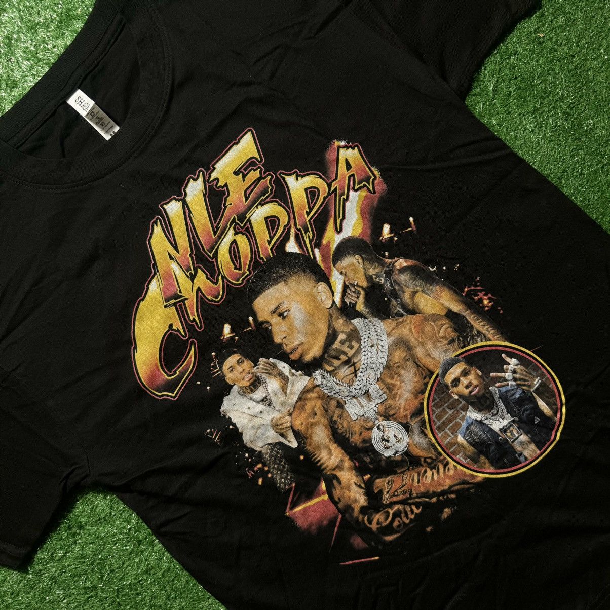 Rap Tees NLE CHOPPA “ COLLAGE “ OFFICIAL WEBSITE MERCH Size US M / EU 48-50 / 2 - 2 Thumbnail