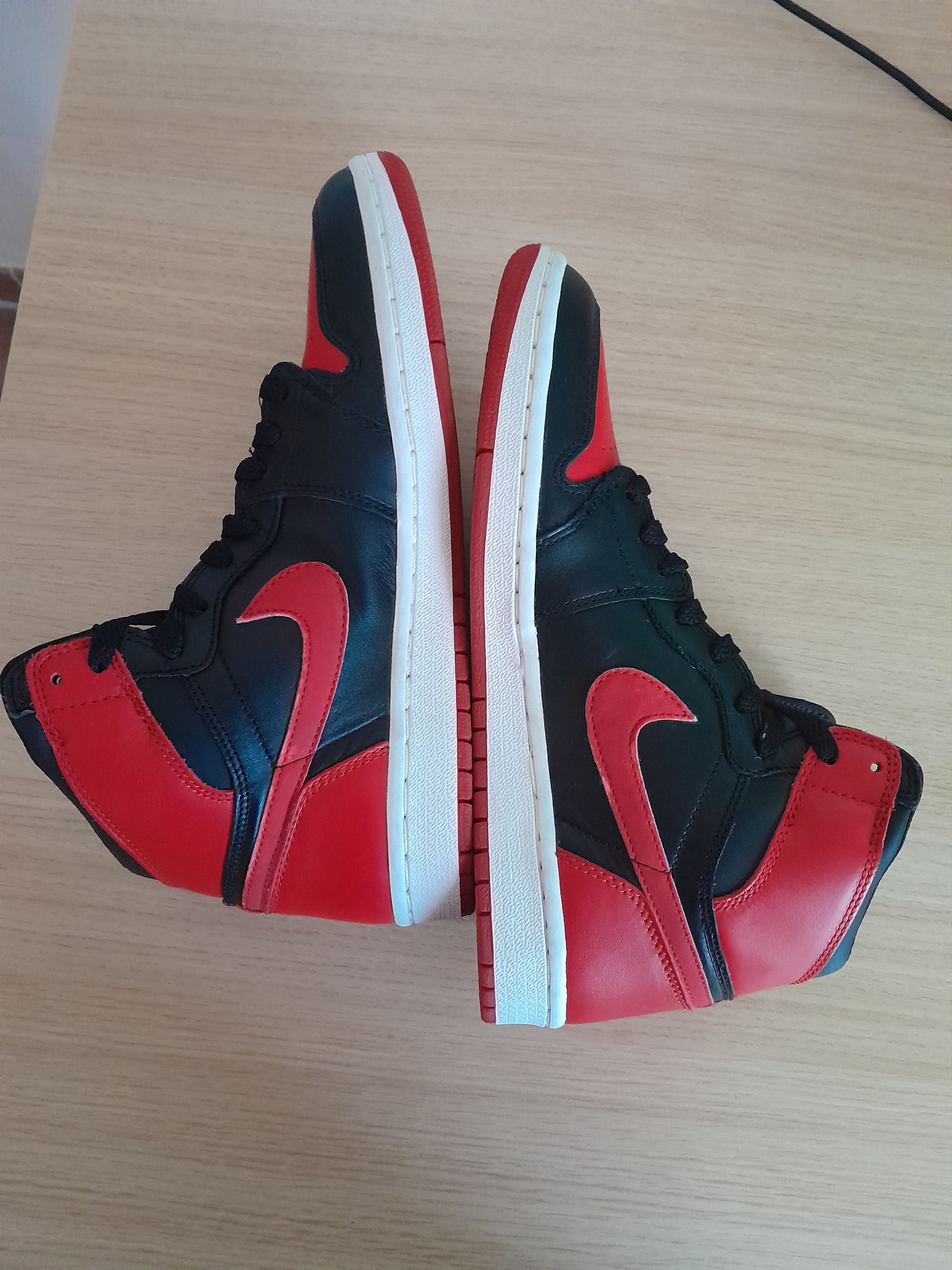 Nike Nike Jordan 1 Retro Bred 2001 Size US 8 / EU 41 - 7 Thumbnail
