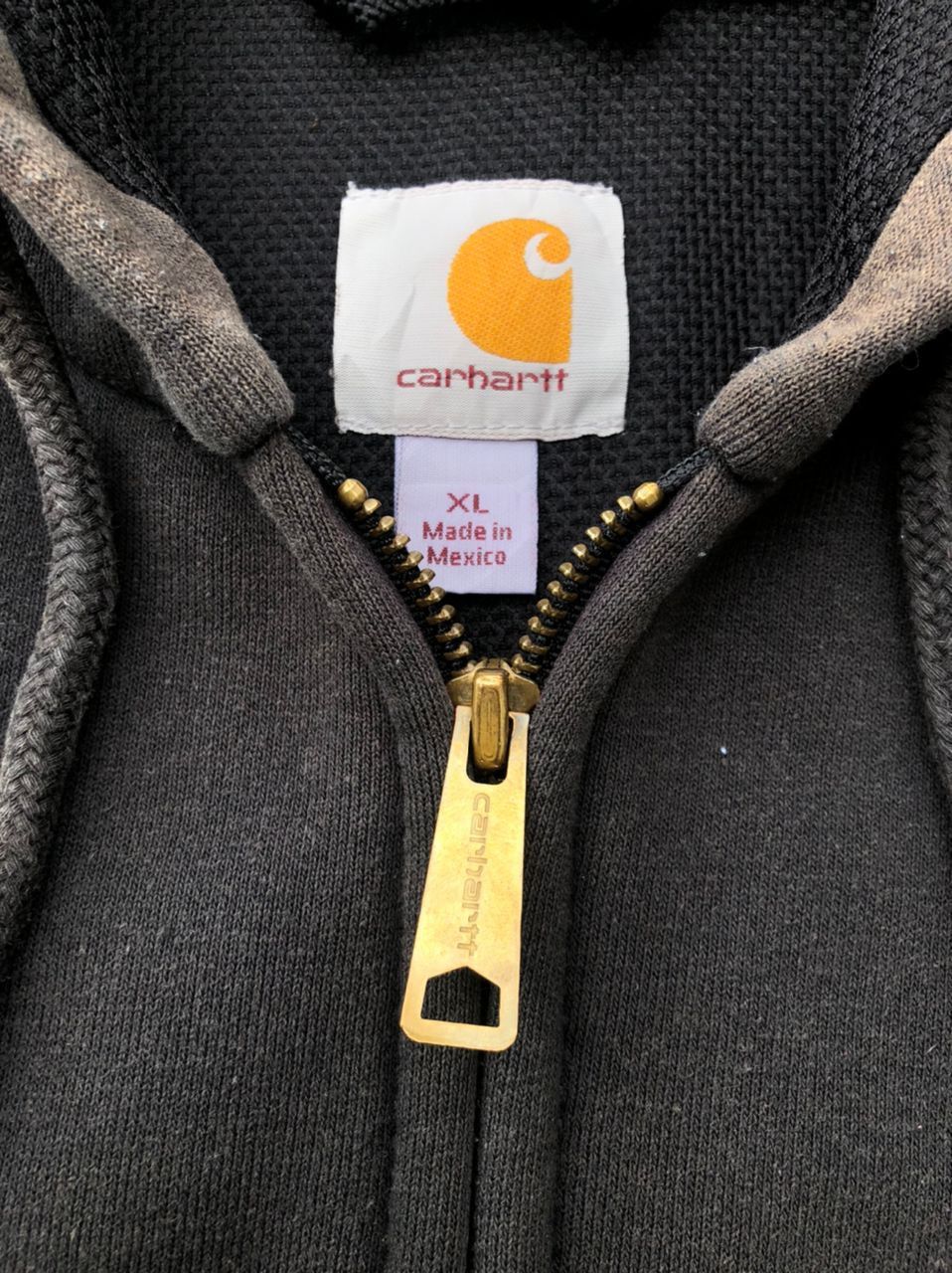 Carhartt × Vintage Vintage Carhartt RD Faded Zipper Hoodie Size US XL / EU 56 / 4 - 3 Thumbnail