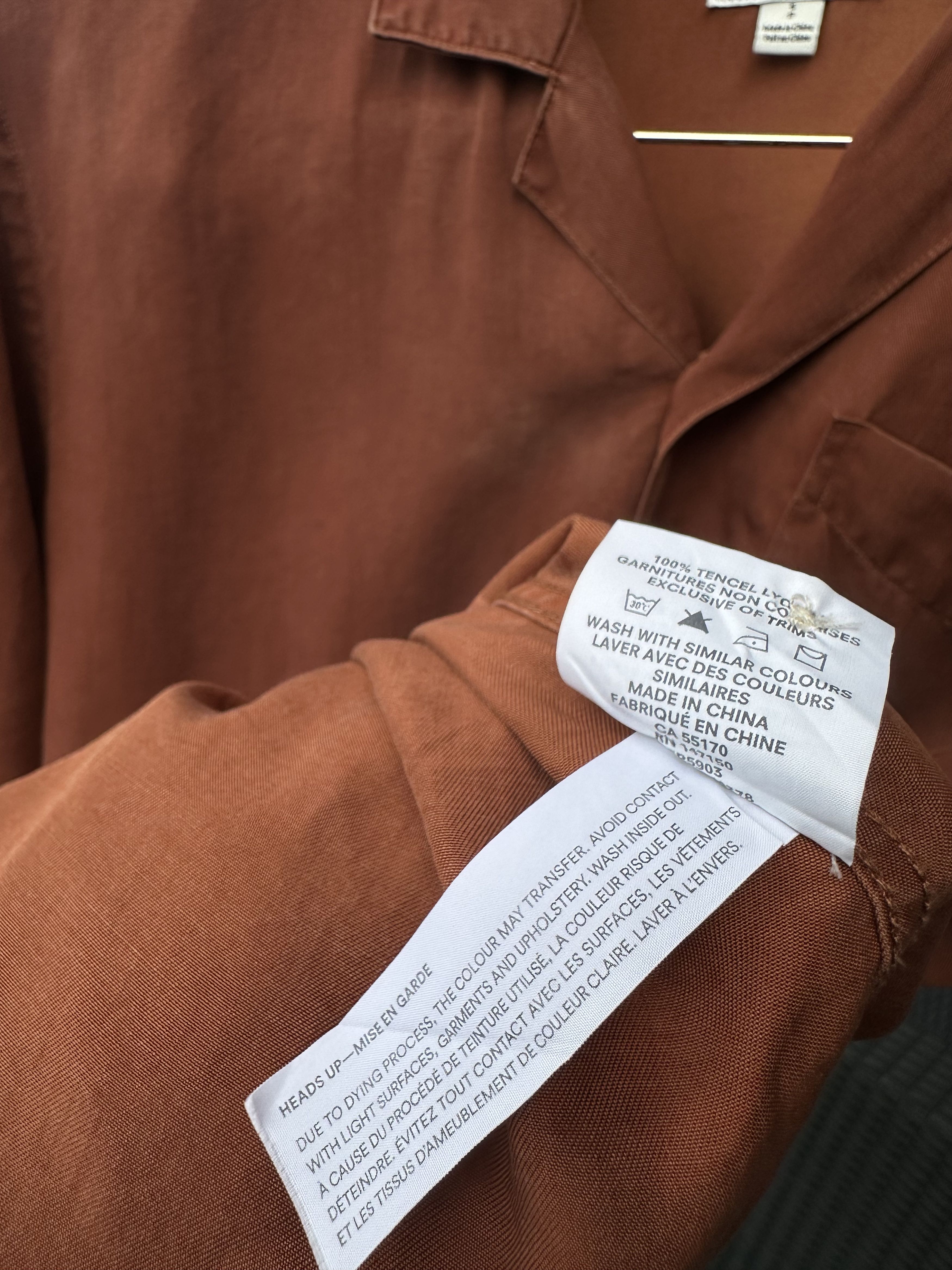 Frank & Oak Tencel Camp Collar Size US S / EU 44-46 / 1 - 10 Thumbnail