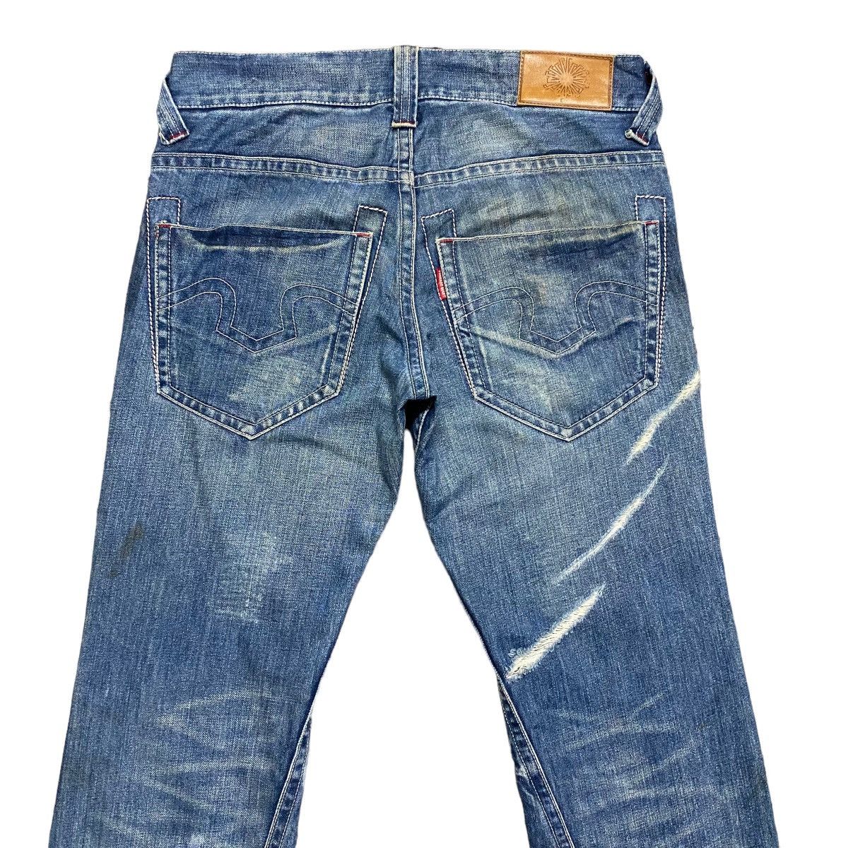 Tornado Mart Tornado Mart Distressed Denim Flare Jeans Size US 30 / EU 46 - 11 Thumbnail