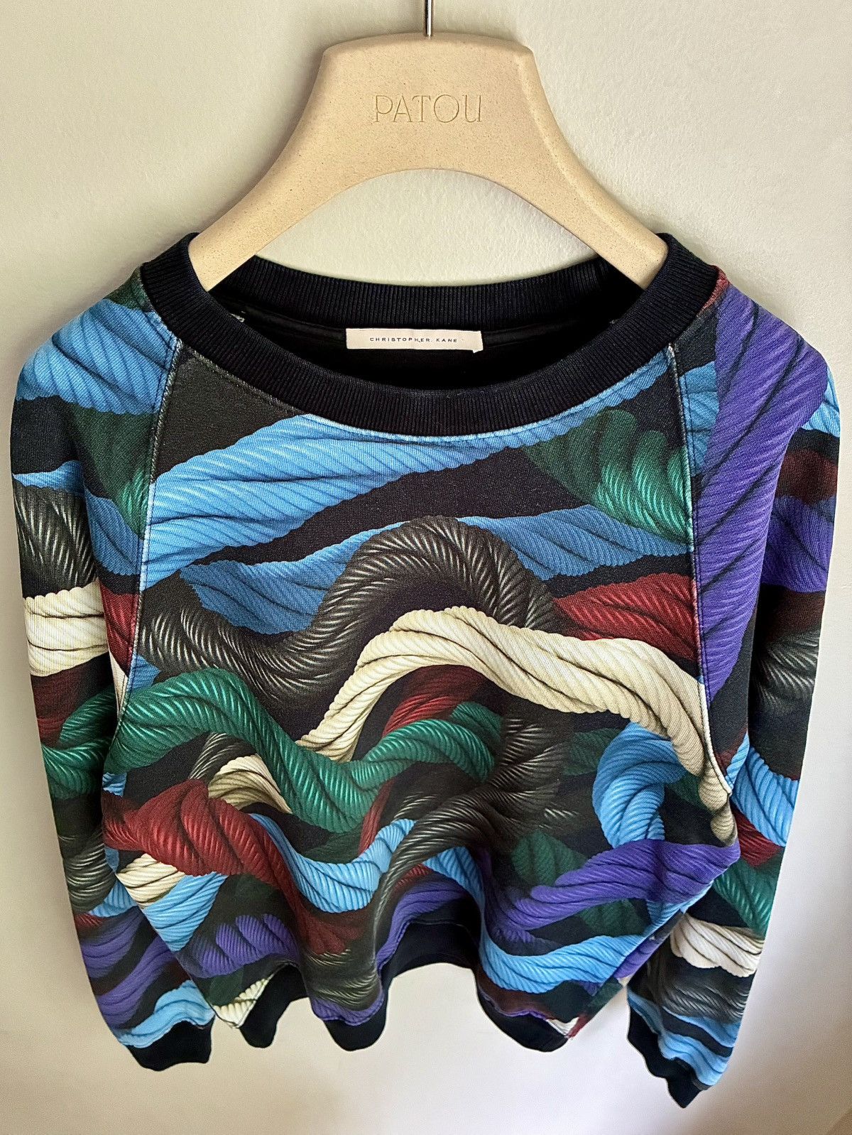 Christopher Kane Christopher Kane Trompe-l'œil Magnified Yarn Print Sweater Size US M / EU 48-50 / 2 - 16 Thumbnail