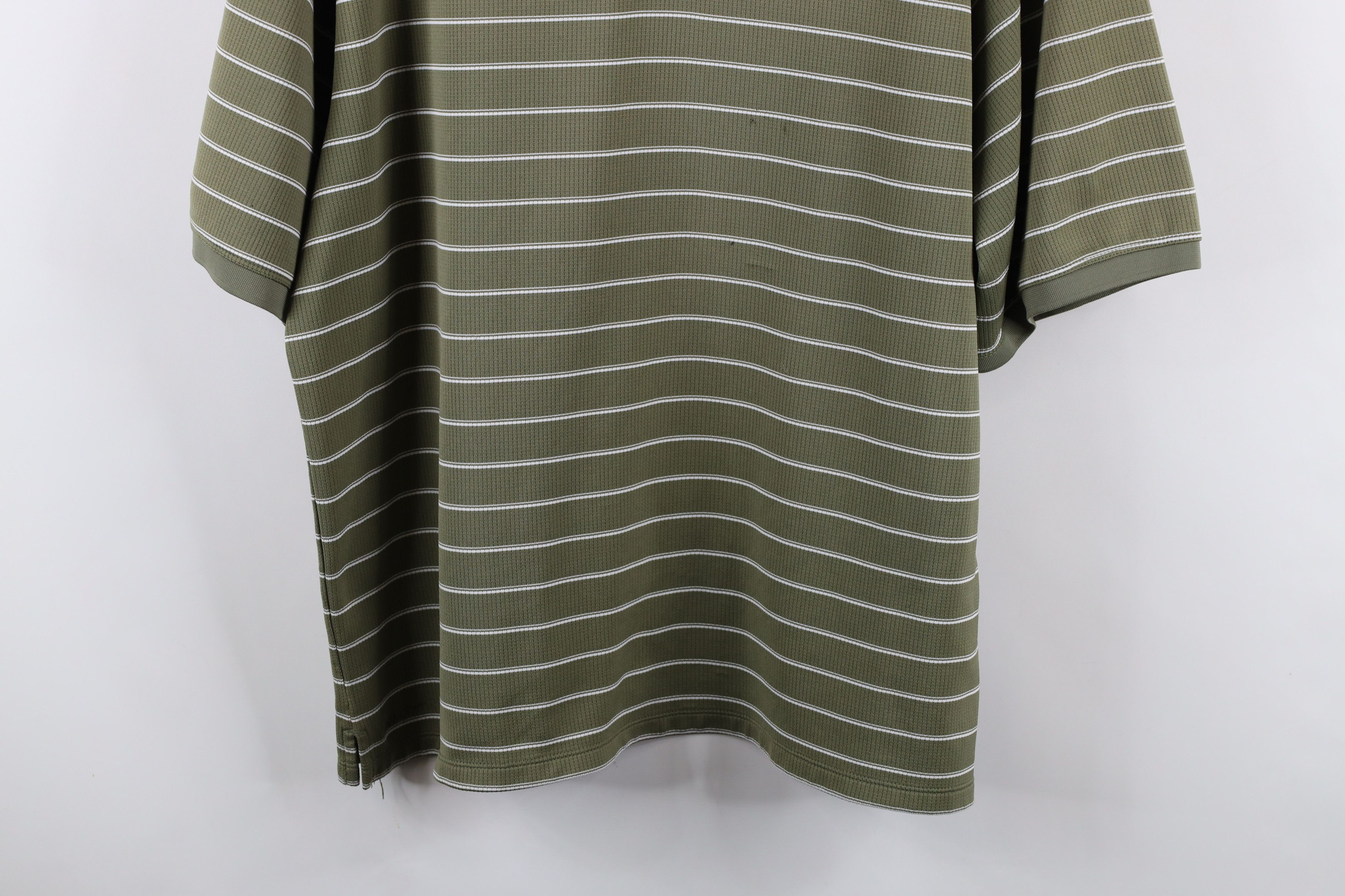 Nike × Vintage Vintage Nike Scott Mini Swoosh Striped Golf Polo Shirt Size US XL / EU 56 / 4 - 3 Thumbnail