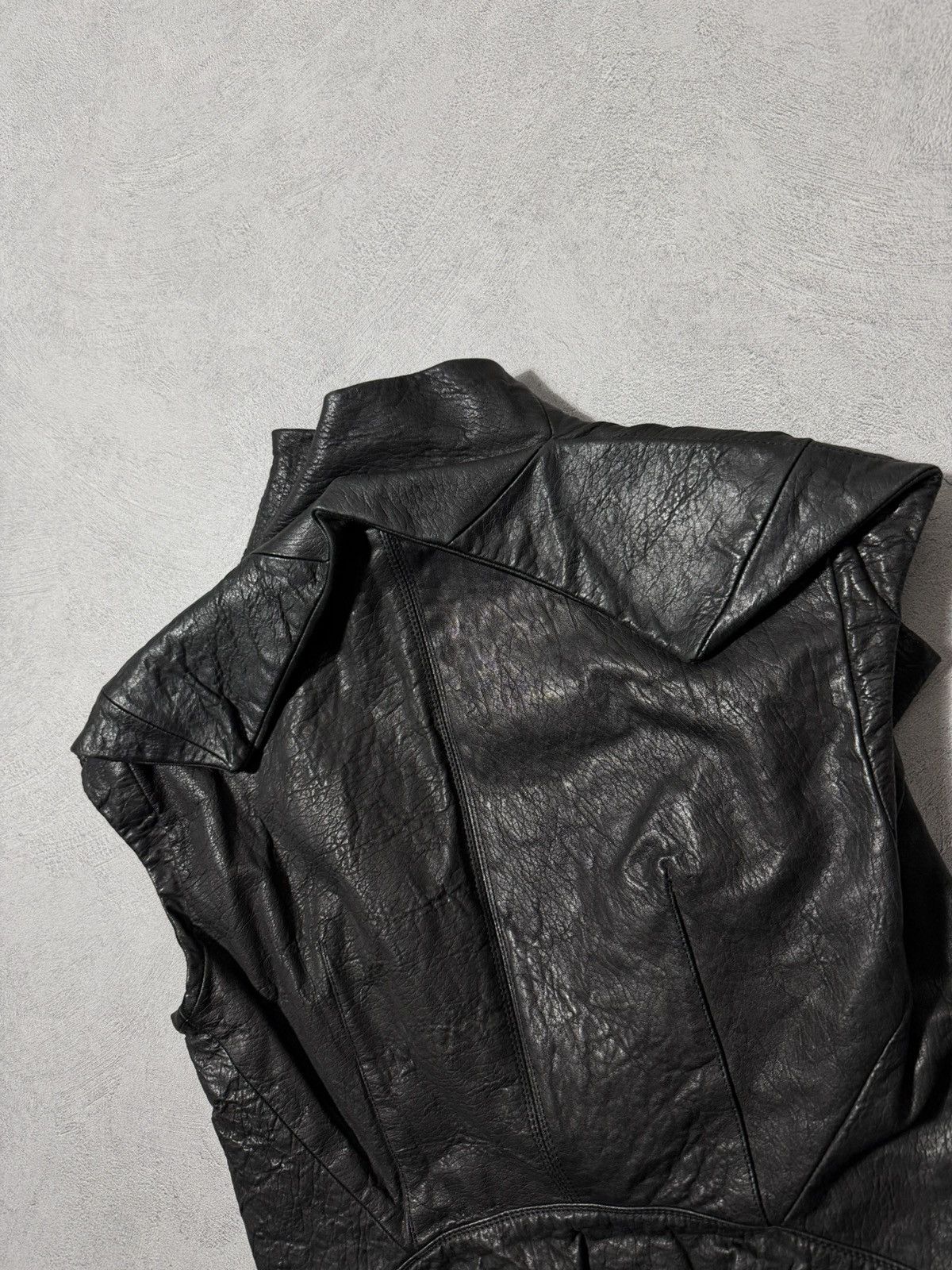 Rick Owens Rick Owens 2010SS ‘Release’ Lambskin Sculptural Vest Size S / US 4 / IT 40 - 10 Thumbnail