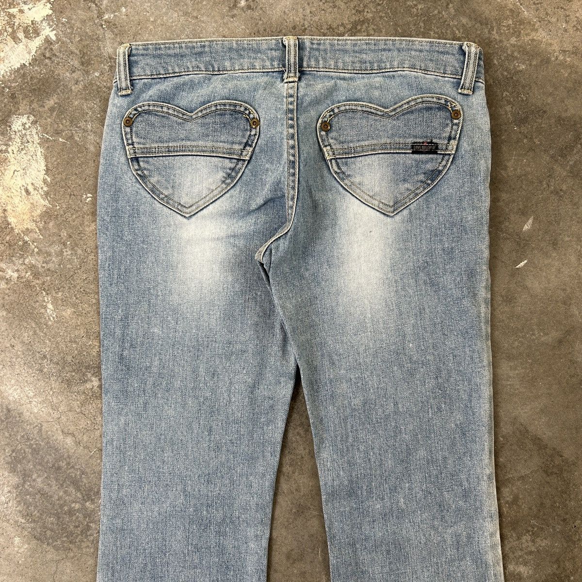 Hysteric Glamour × Japanese Brand × Love Machine Y2K Love Machine - Flared Jeans (30x31.2) Size US 30 / EU 46 - 7 Thumbnail