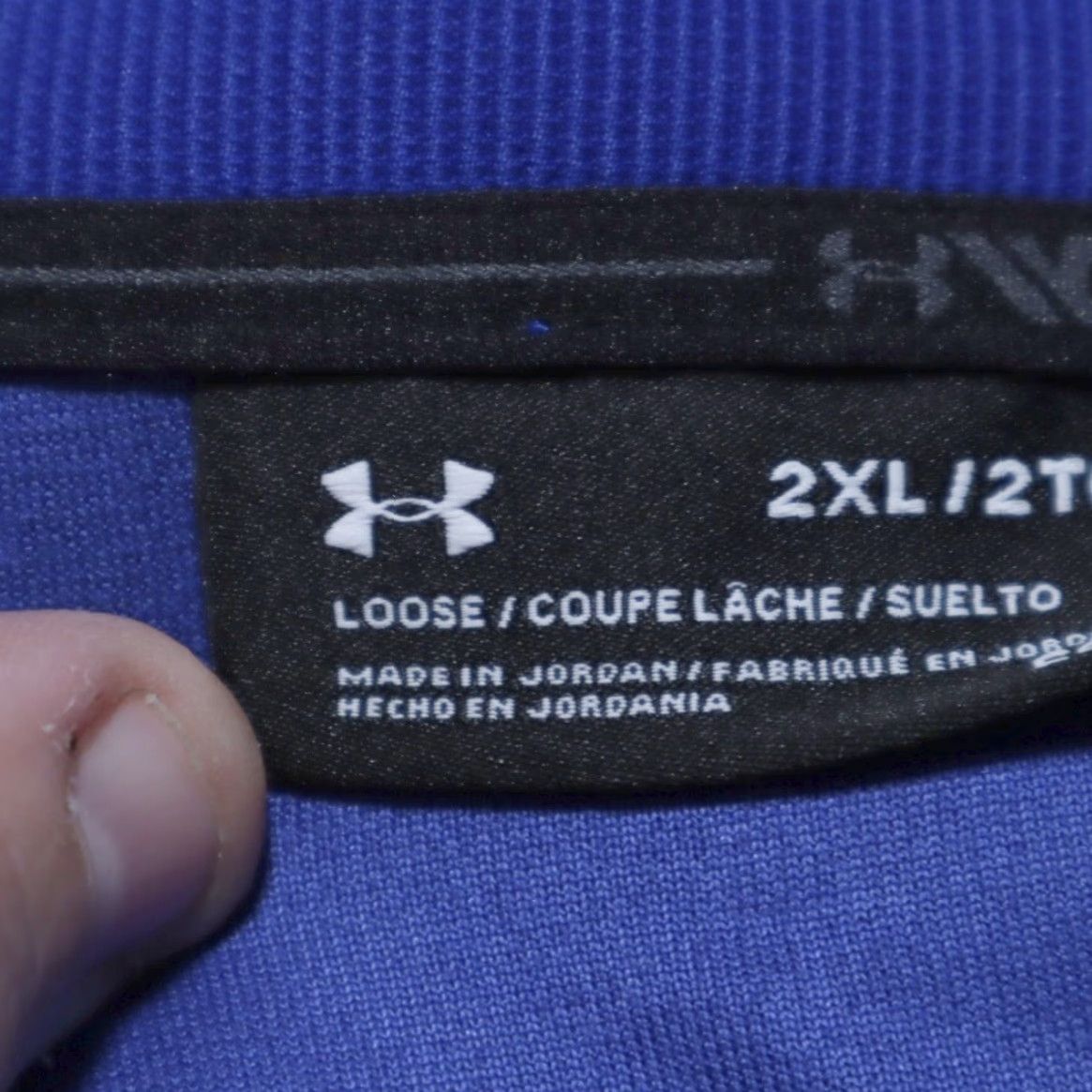 Under Armour Under Armour Golf Pullover 1/4 Snap Solid Mock Long Sleeve Sweatshirt Blue Men's 2XL Size US XXL / EU 58 / 5 - 5 Thumbnail