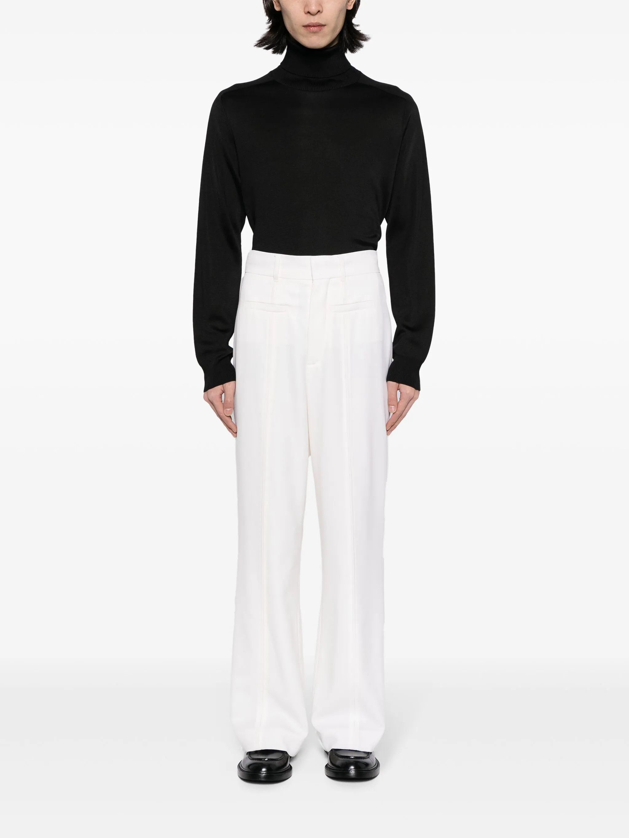 Tom Ford o1w1db10225 KRL020 Rollneck Sweater in Black Size US L / EU 52-54 / 3 - 2 Thumbnail