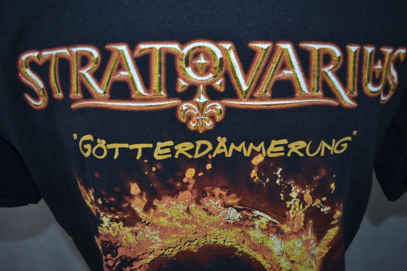 Band Tees × Vintage Vintage 2006 Stratovarius Gotterdammerung tee L Size US L / EU 52-54 / 3 - 8 Thumbnail