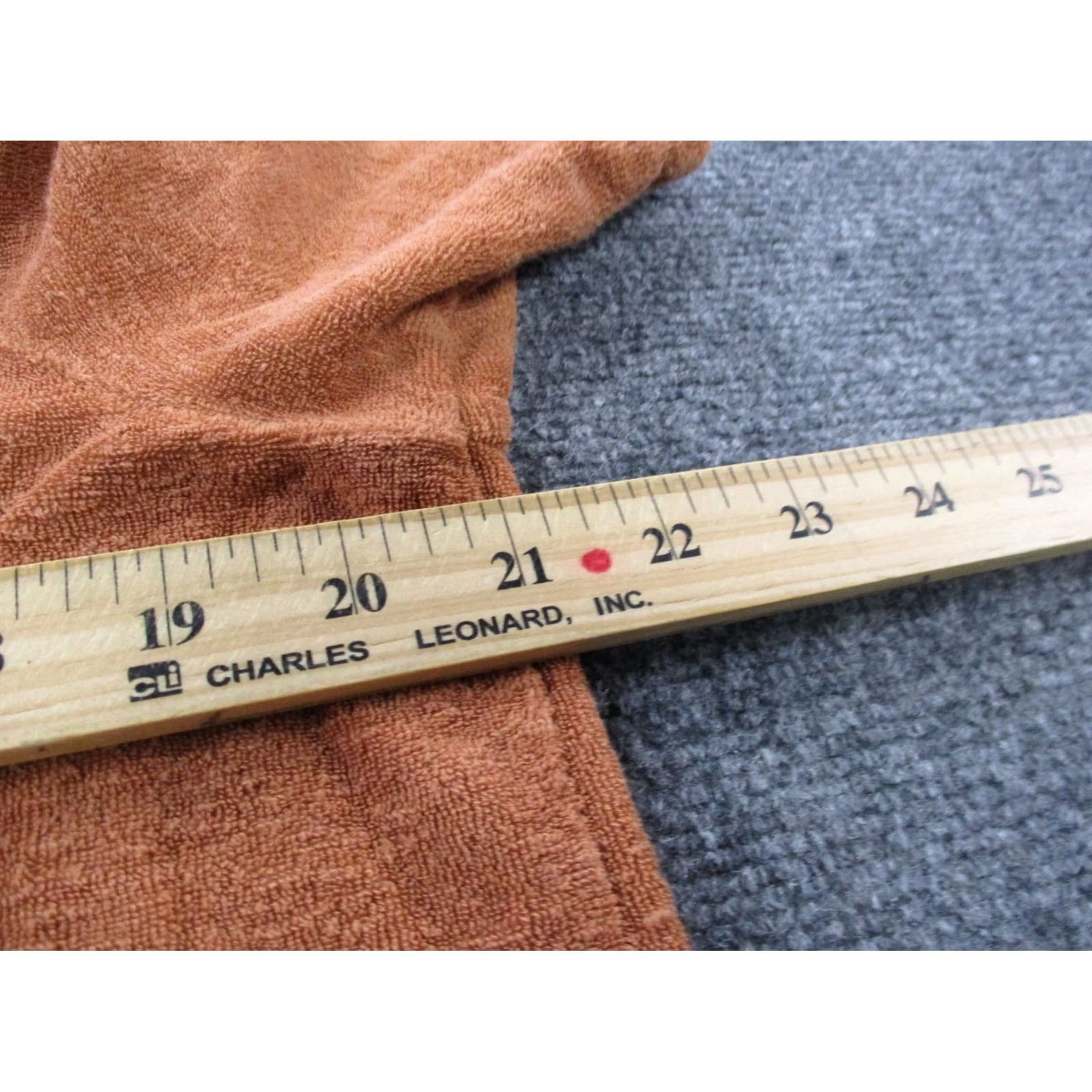 Marine Layer Marine Layer Shirt Womens XL Orange Cropped Terry Cloth Beach Preppy Surf Size XL / US 12-14 / IT 48-50 - 5 Thumbnail