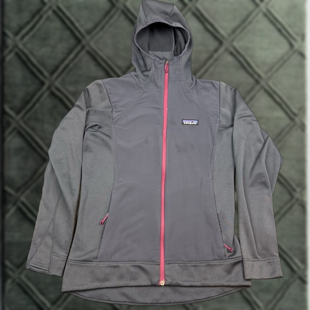 Patagonia Patagonia Jacket Womens Small Gray Full Zip Fleece Hoody Crosstrek Hybrid Polartec Lightweight Size S / US 4 / IT 40 - 1 Thumbnail