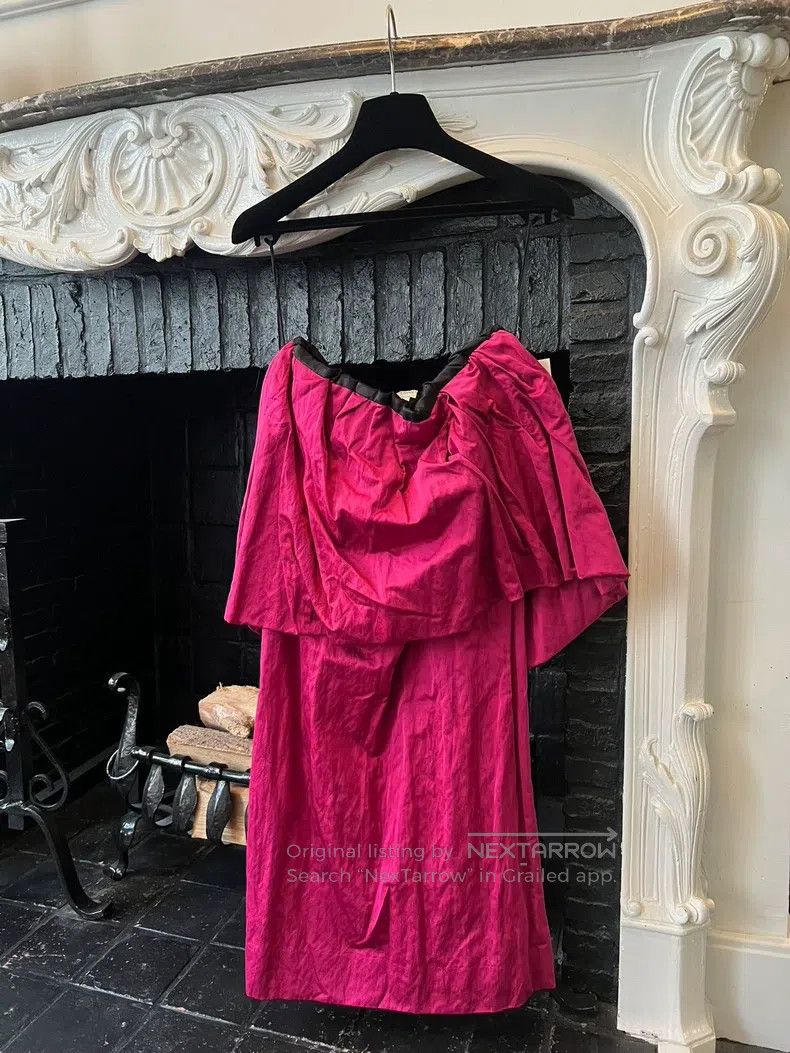 Dries Van Noten Dries Van Noten Satin Bud Midi Skirt Size 35" - 1 Thumbnail