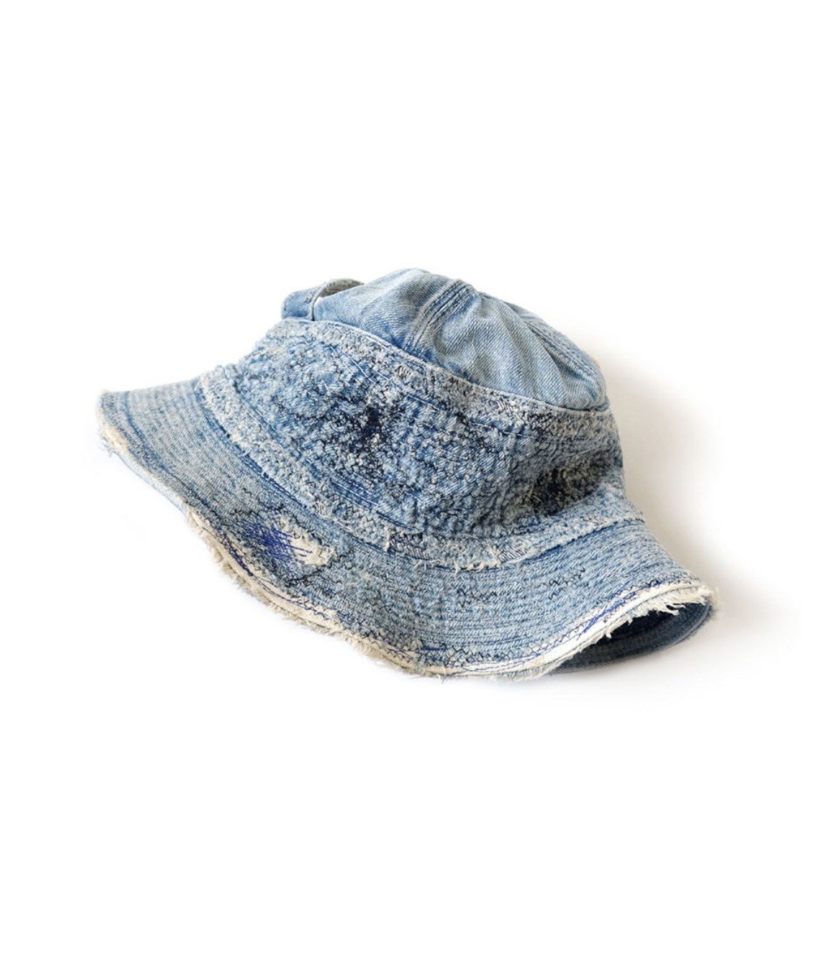 Kapital Kapital 11.5oz old man and sea hat crash denim Size ONE SIZE - 5 Thumbnail