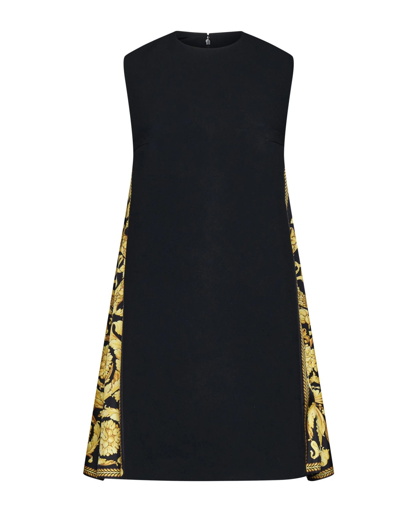 Versace o1y0226 Mini Dress in Black/Yellow Size M / US 6-8 / IT 42-44 - 1 Thumbnail