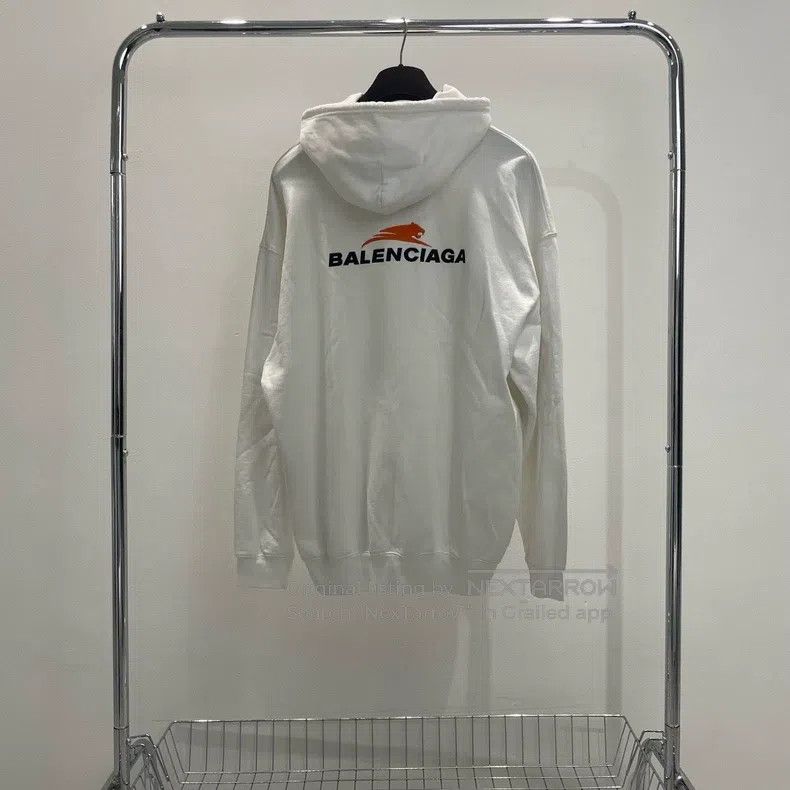 Balenciaga Balenciaga Tiger head print front and back logo hoodie Size US S / EU 44-46 / 1 - 2 Thumbnail