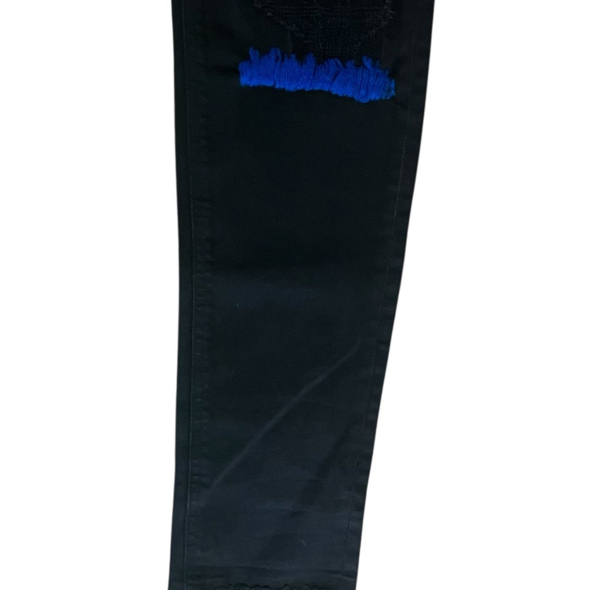 Japanese Brand × Jun Takahashi × Undercover Undercover 68 Blue Yarn Black Denim Size US 32 / EU 48 - 6 Thumbnail