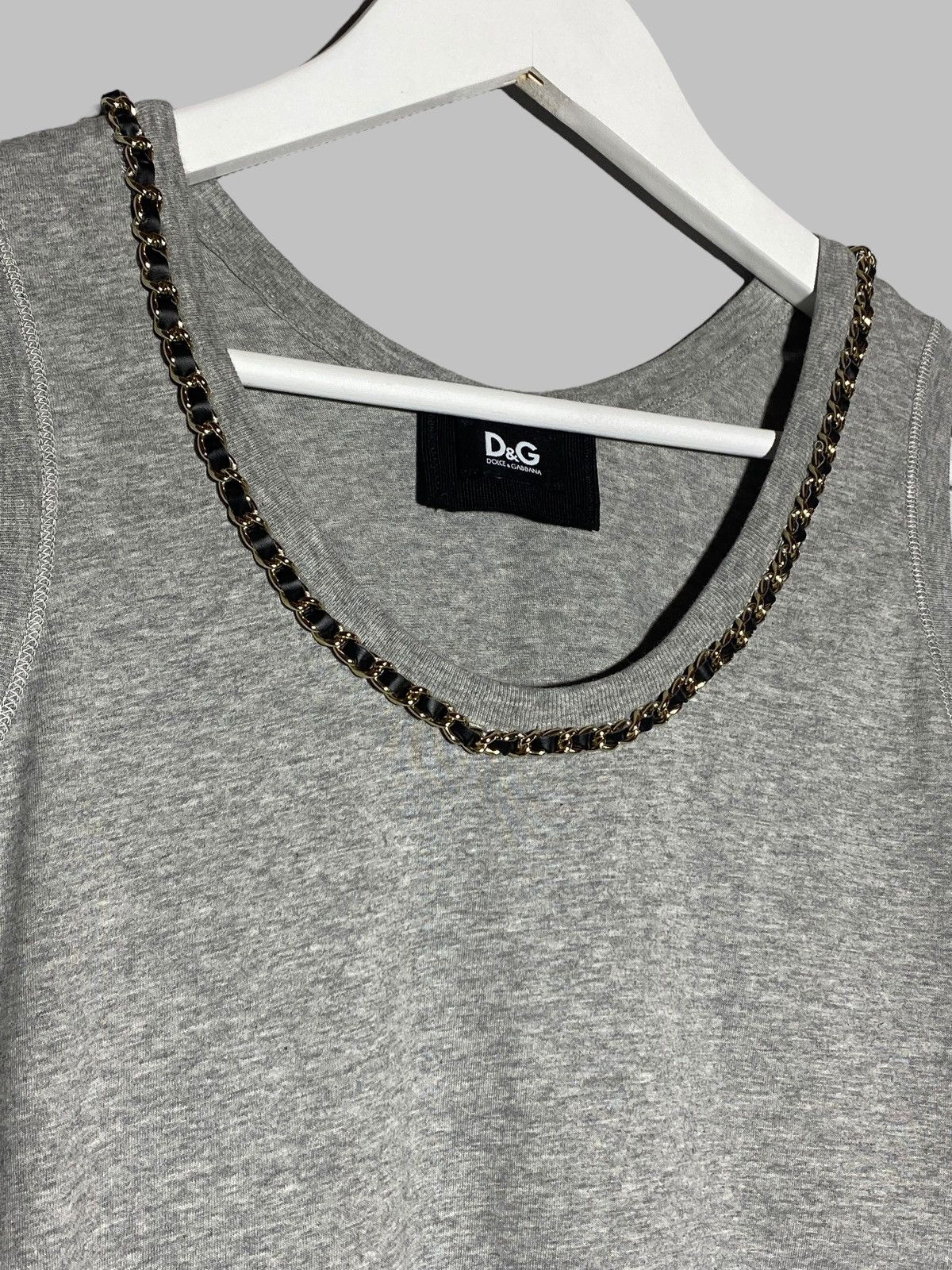 Dolce & Gabbana Dolce&Gabbana Chain Neck Embellished Sleeveless Top Size M / US 6-8 / IT 42-44 - 3 Thumbnail