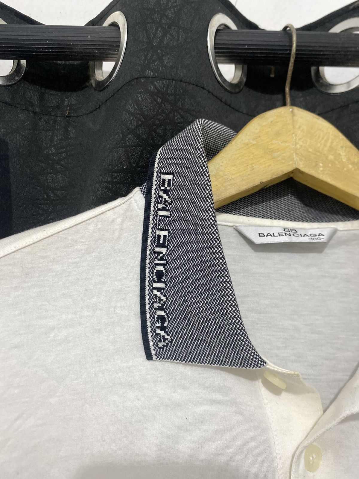 Balenciaga Vintage Balenciaga L/S Polos Size US L / EU 52-54 / 3 - 3 Thumbnail