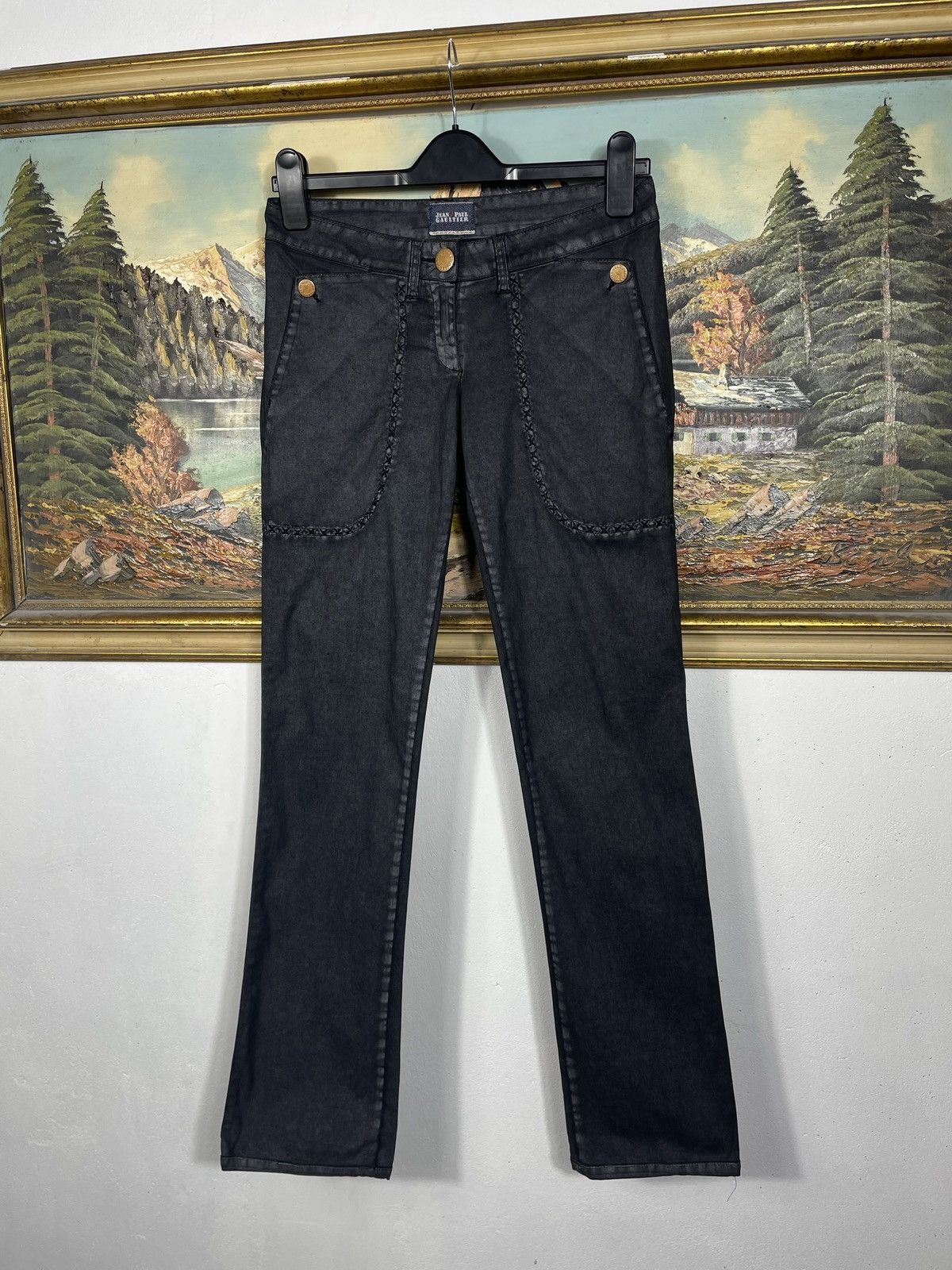 Jean Paul Gaultier × Vintage Jean Paul Gaultier Vintage JPG Denim Jeans Trousers Pants Size 28" / US 6 / IT 42 - 4 Thumbnail