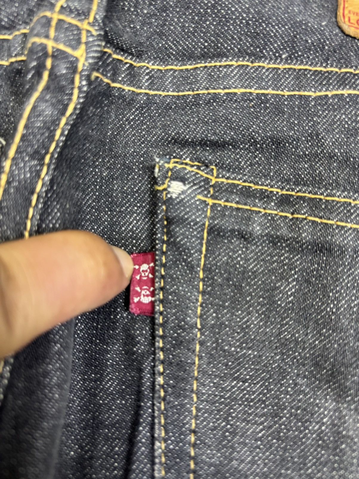 Alchemist 💥RAW💥ALCHEMIST FAB FOUR Skinny Indigo Raw Biker Denim F743 Size US 29 - 13 Thumbnail
