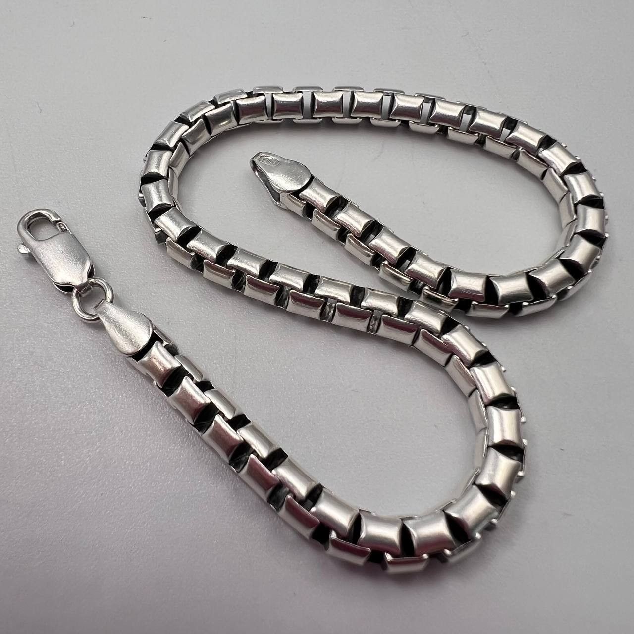 Sterling Silver Fine Vintage Sterling Silver 925 Chain Bracelet14.2 gr Size ONE SIZE - 1 Thumbnail