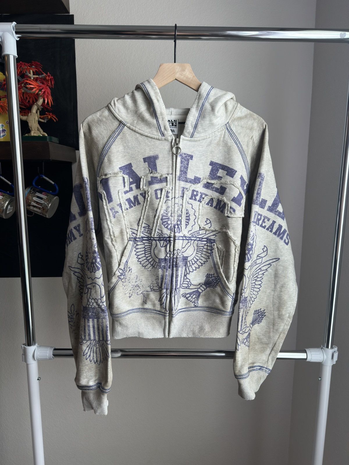 Vale Vale Forever Army Zip Up Grey Size US S / EU 44-46 / 1 - 1 Thumbnail