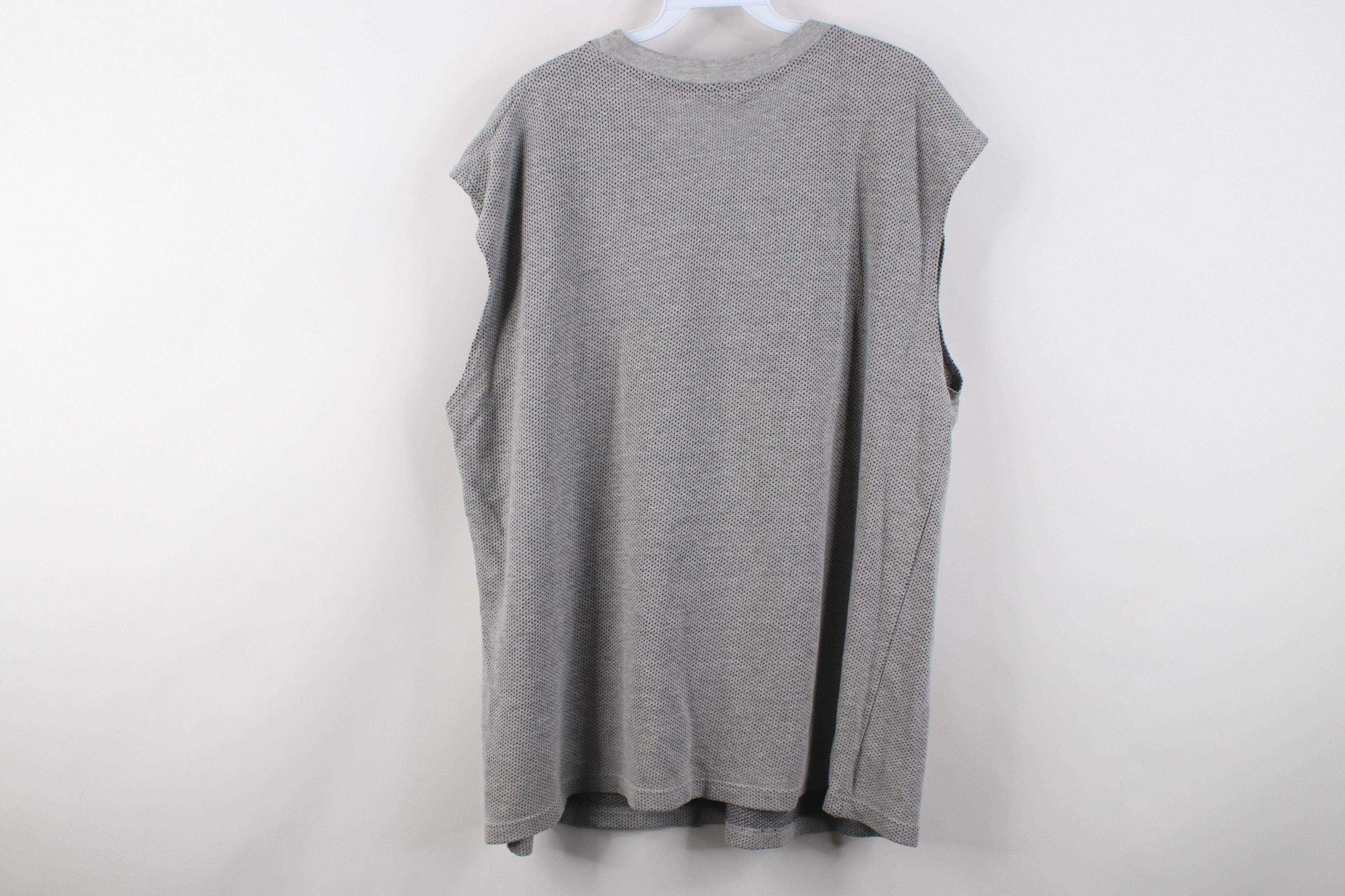 Vintage Vintage 90s Red Wings Hockey Sleeveless Muscle T-Shirt Gray Size US XL / EU 56 / 4 - 8 Thumbnail