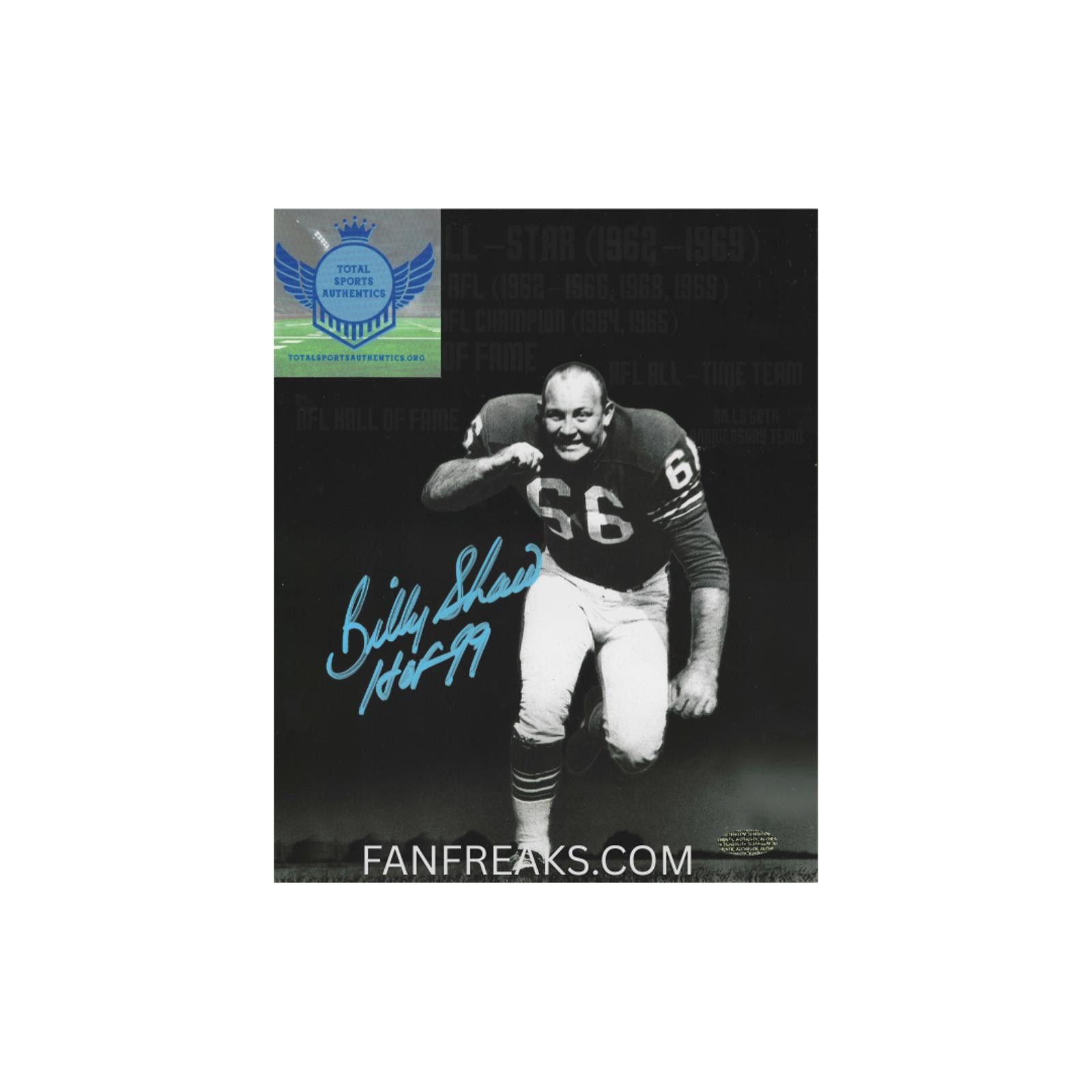 Other BILLY SHAW SIGNED 8X10 PHOTO WITH COA W/Frame Size ONE SIZE - 4 Thumbnail