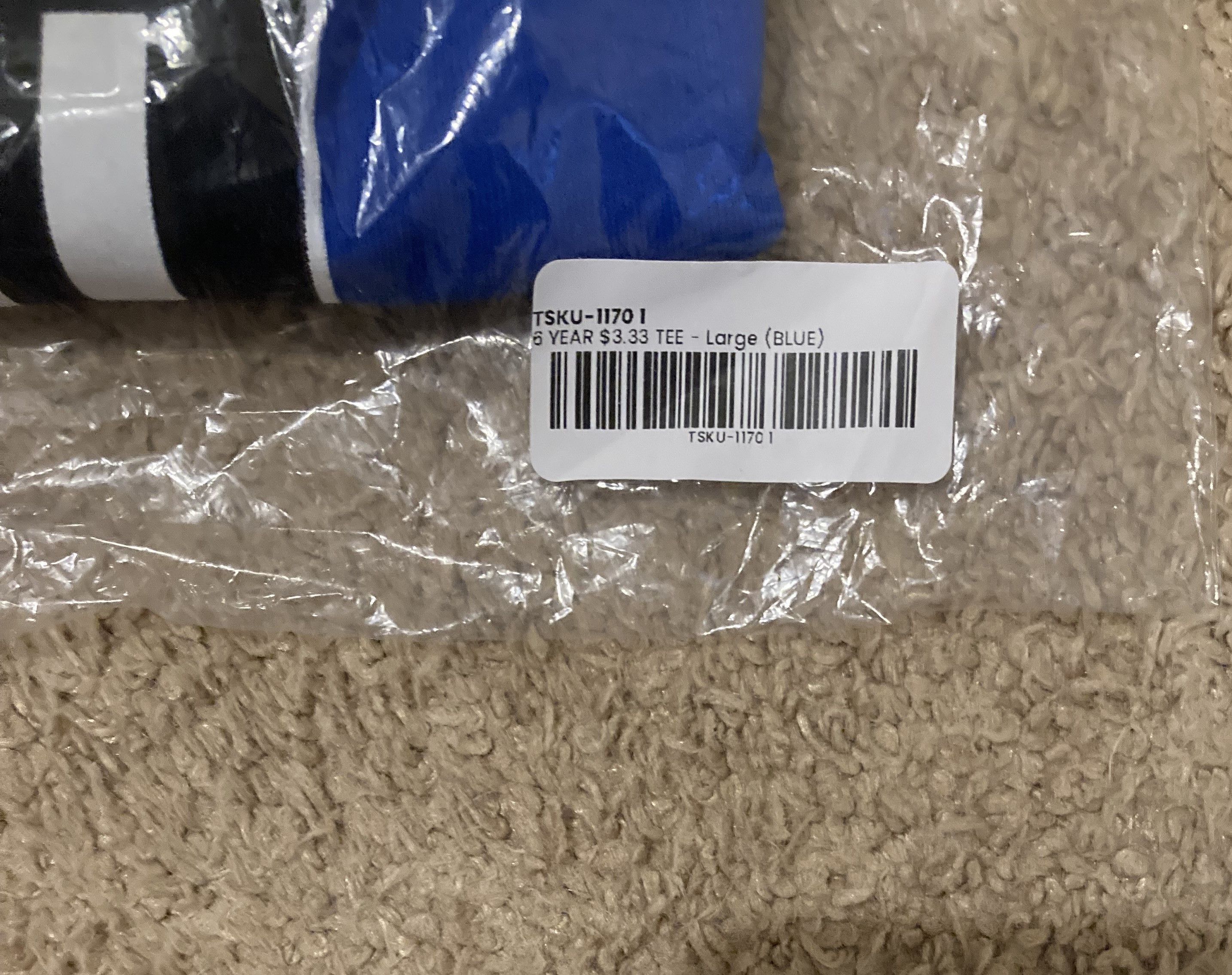 Half Evil Half Evil 333 6 Year Tee Blue Size US L / EU 52-54 / 3 - 3 Thumbnail
