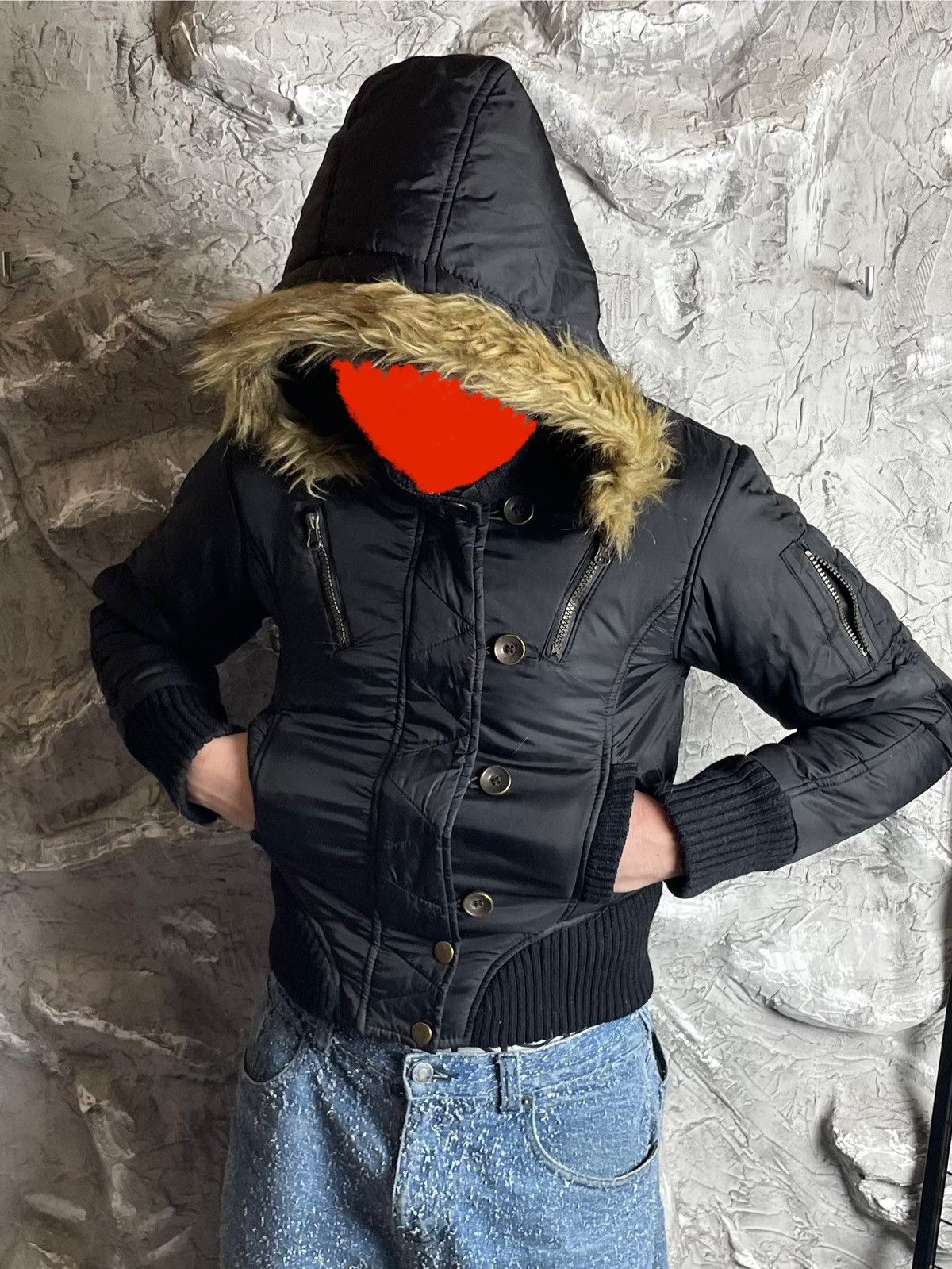 If Six Was Nine Y2K Vintage Fur Bomber LGB Japanese Archive Rick Owens Style Size US S / EU 44-46 / 1 - 10 Thumbnail