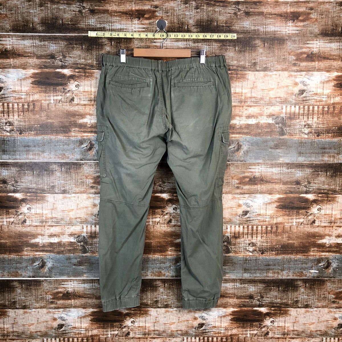 Uniqlo Uniqlo Green Cargo ripped Multipocket utility Pants #A2393 Size US 33 - 16 Thumbnail