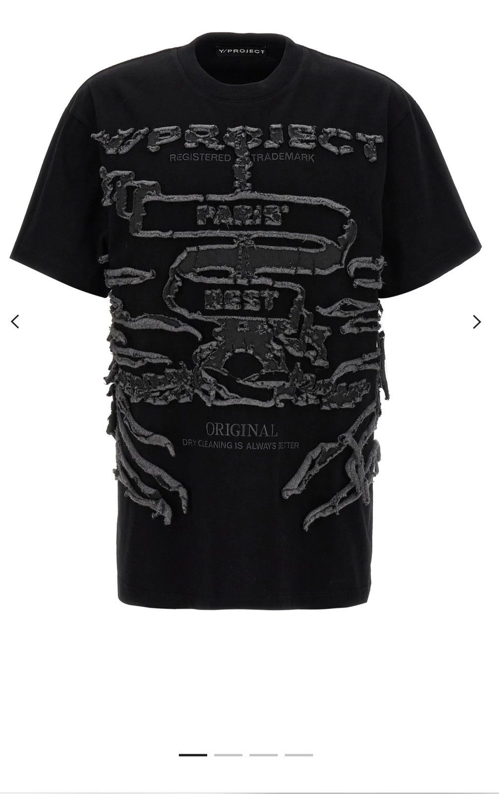 Y/Project Y/Project Distresse Detailed Crewneck T-Shirt Size US M / EU 48-50 / 2 - 1 Thumbnail