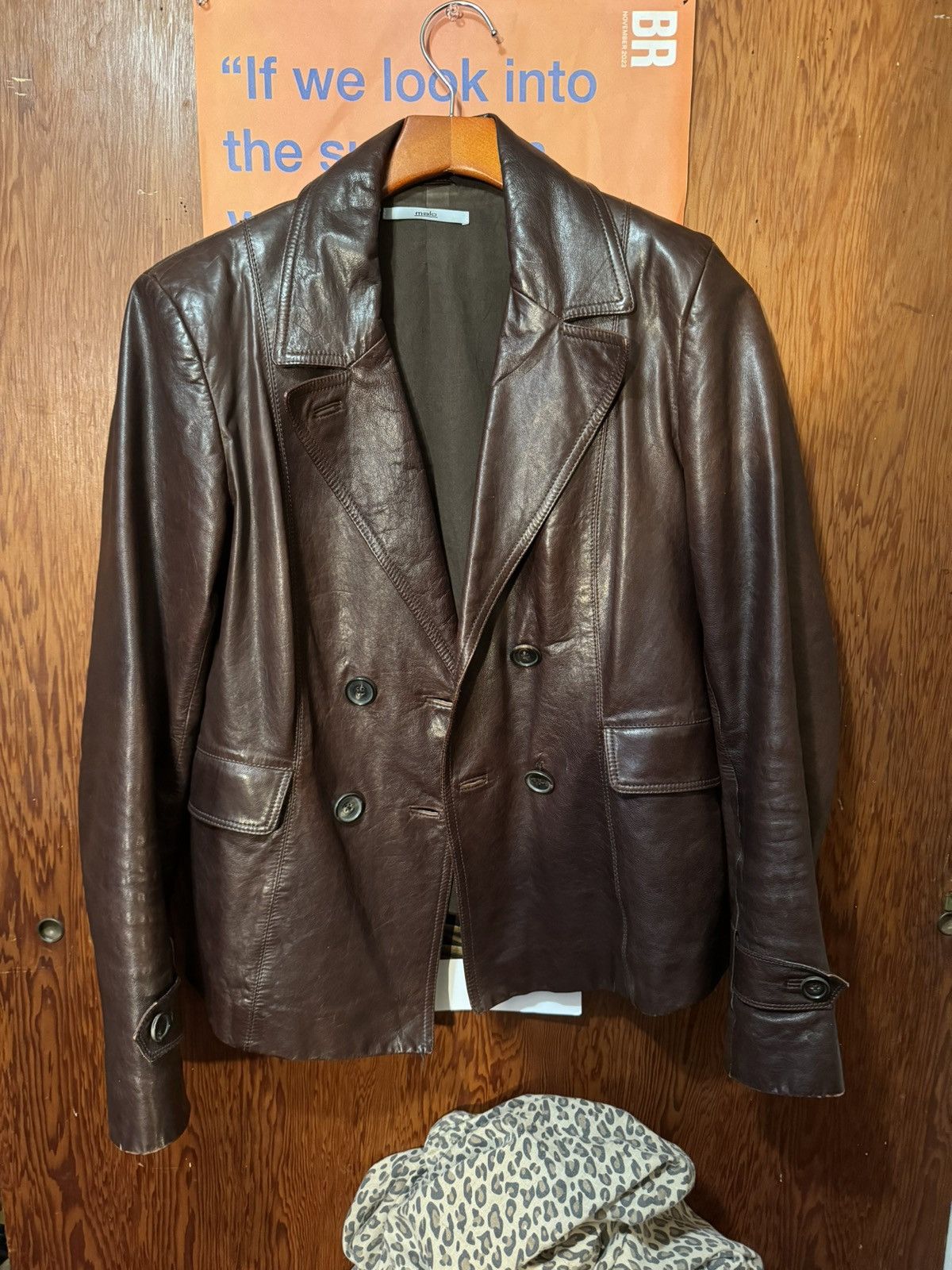 Malo Malo Leather JackeT Size M / US 6-8 / IT 42-44 - 1 Thumbnail