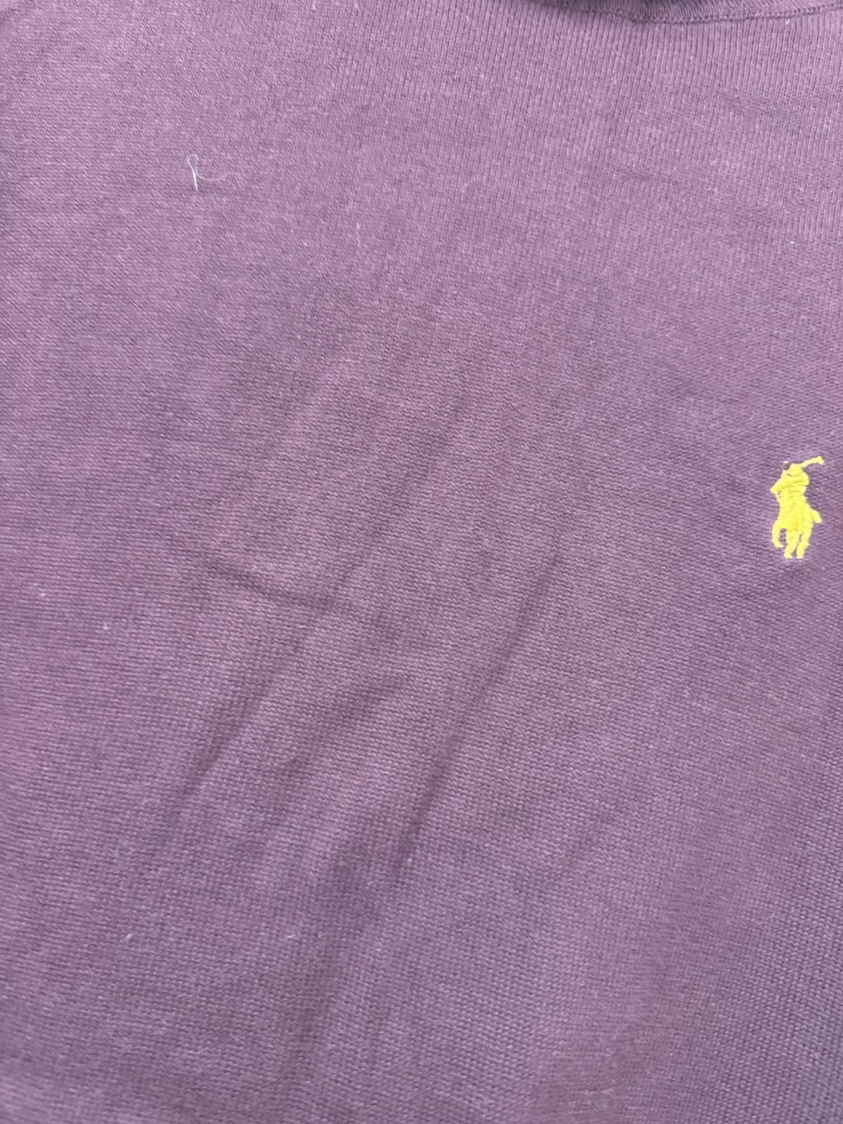 Polo Ralph Lauren Polo Ralph Lauren Custom Fit Burgundy Sweater XL Size US XL / EU 56 / 4 - 3 Thumbnail