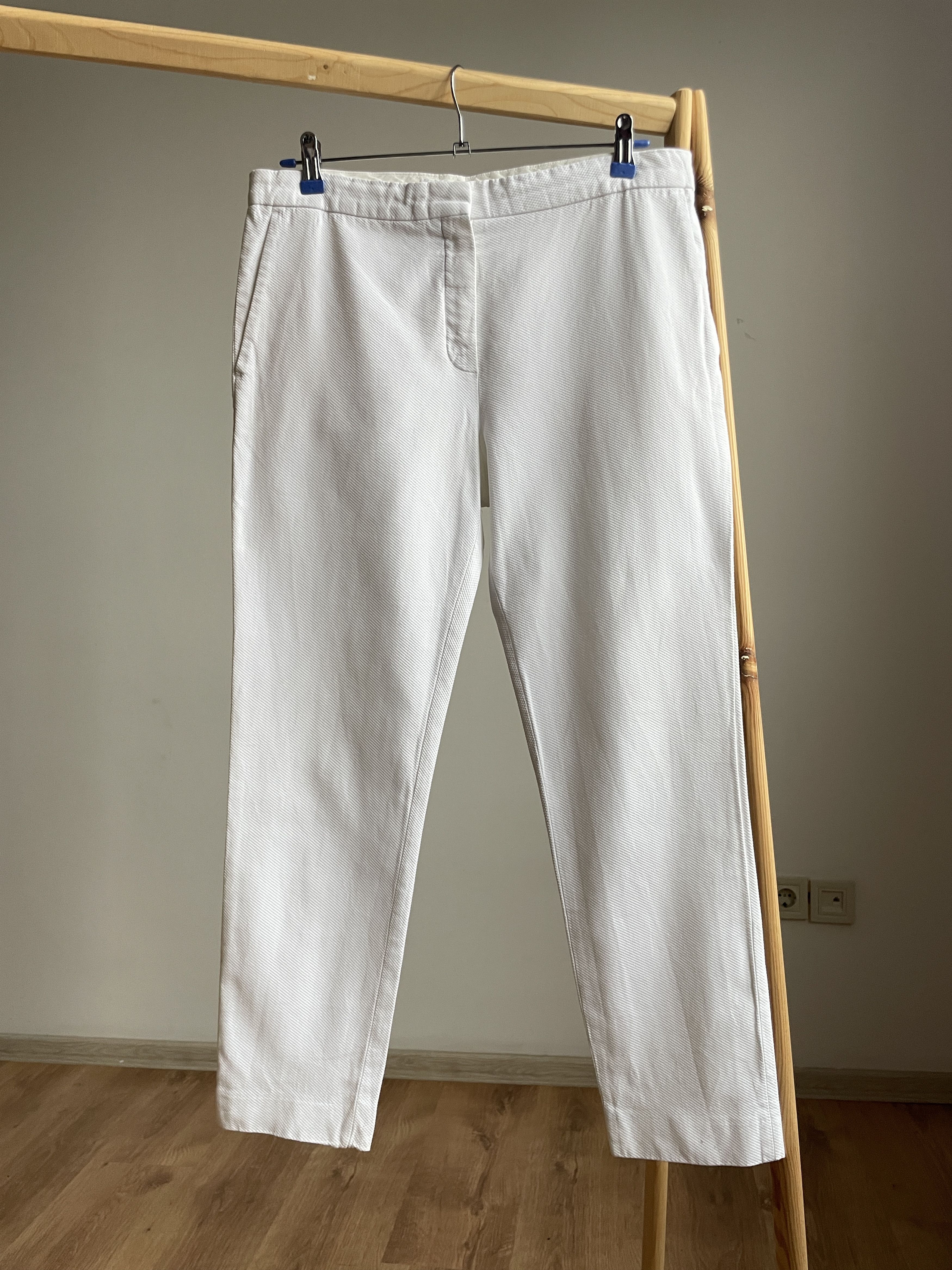 Acne Studios Acne Studios SS 15 Saville Pique Cotton Cropped Womens Pants Size 27" / US 4 / IT 40 - 1 Thumbnail