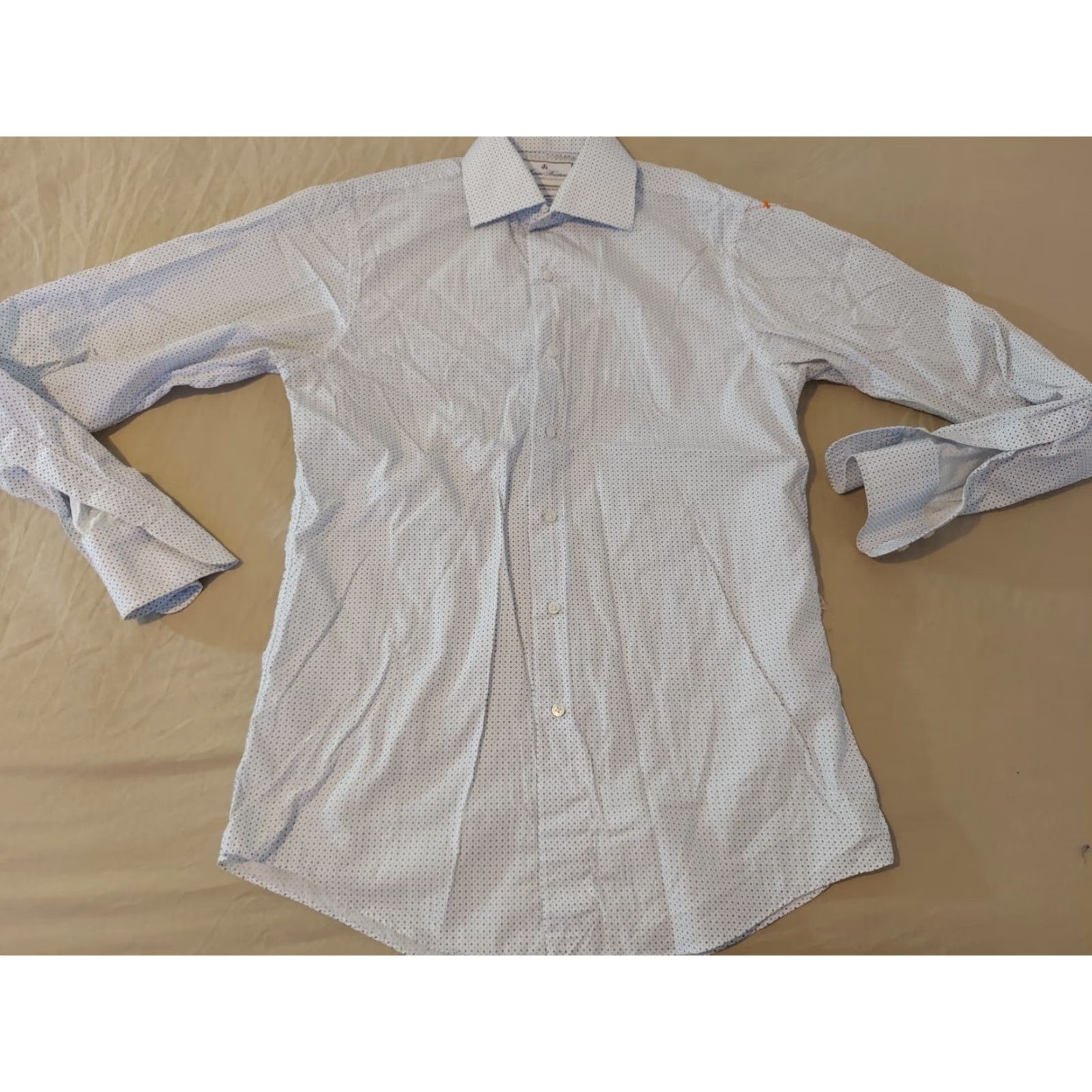 Brooks Brothers VINTAGE Brooks Brothers Dress Shirt 15 35 Cotton White Button Mens Size 40R - 2 Thumbnail